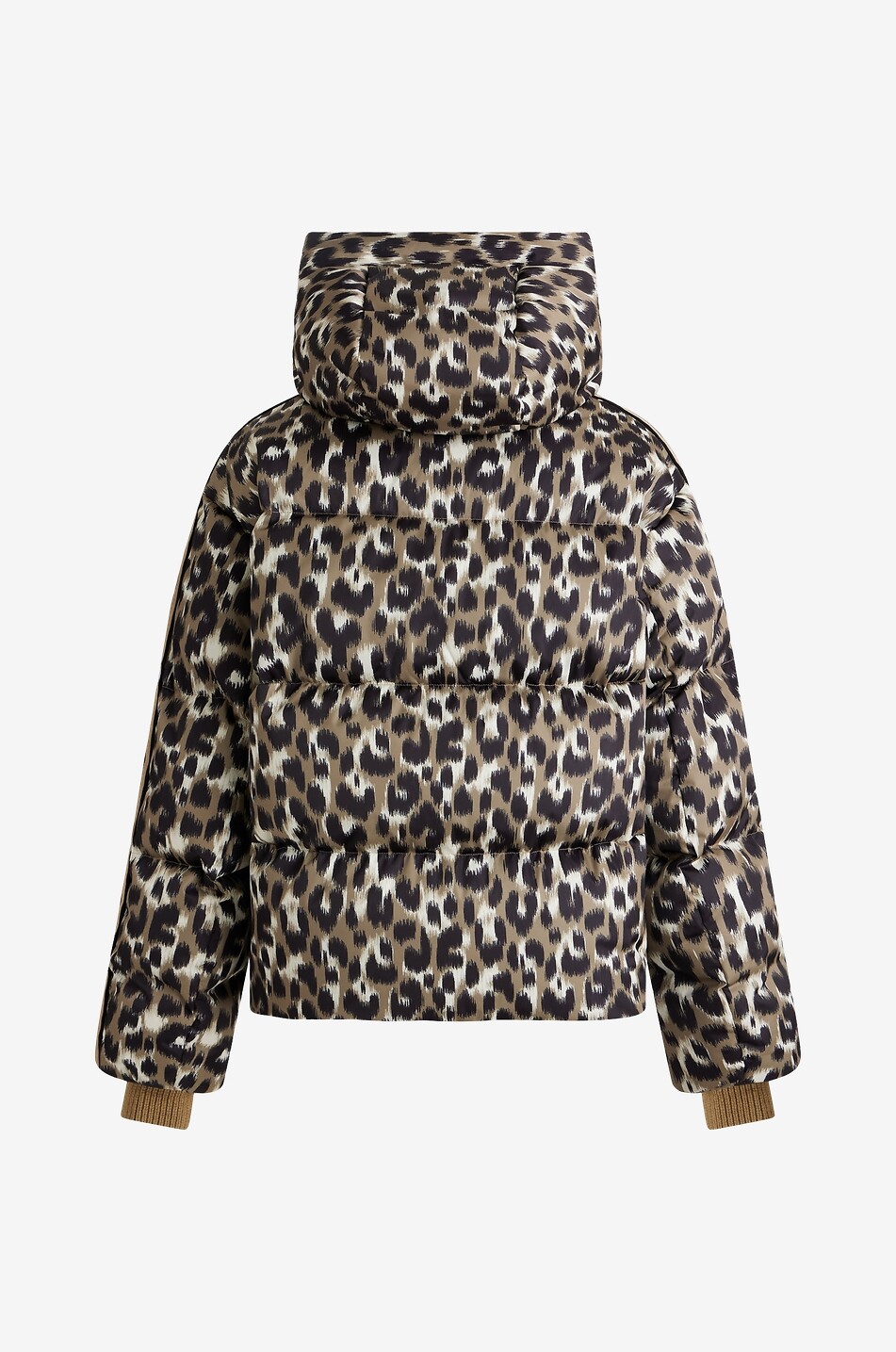 FUSALP Doudoune de ski courte imprimée léopard Ada Femme Marron 2