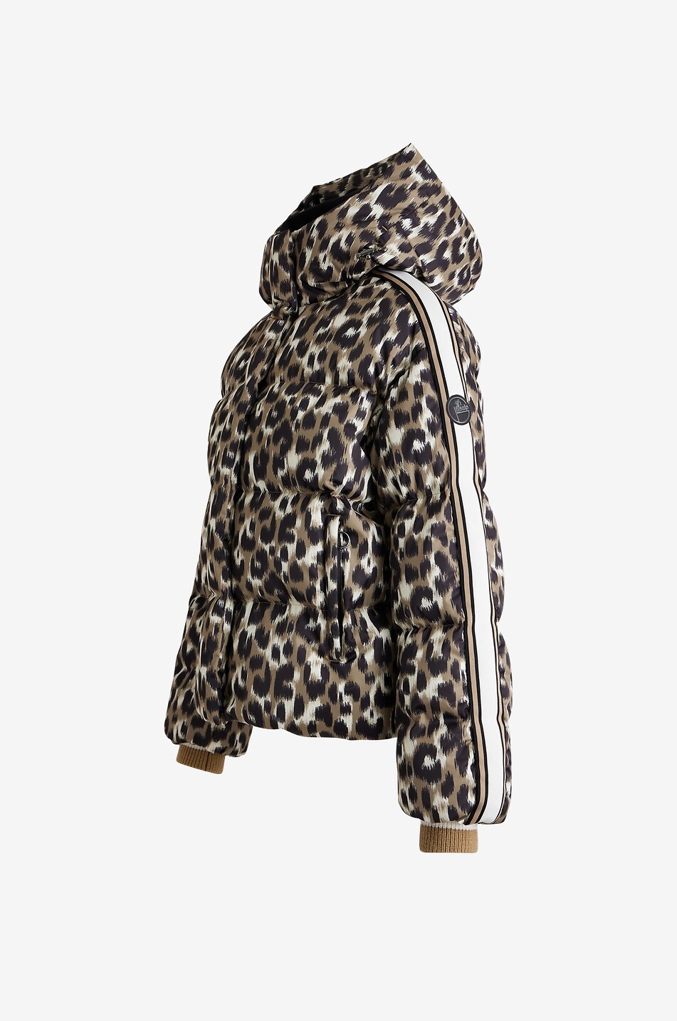 FUSALP Doudoune de ski courte imprimée léopard Ada Femme Marron 8