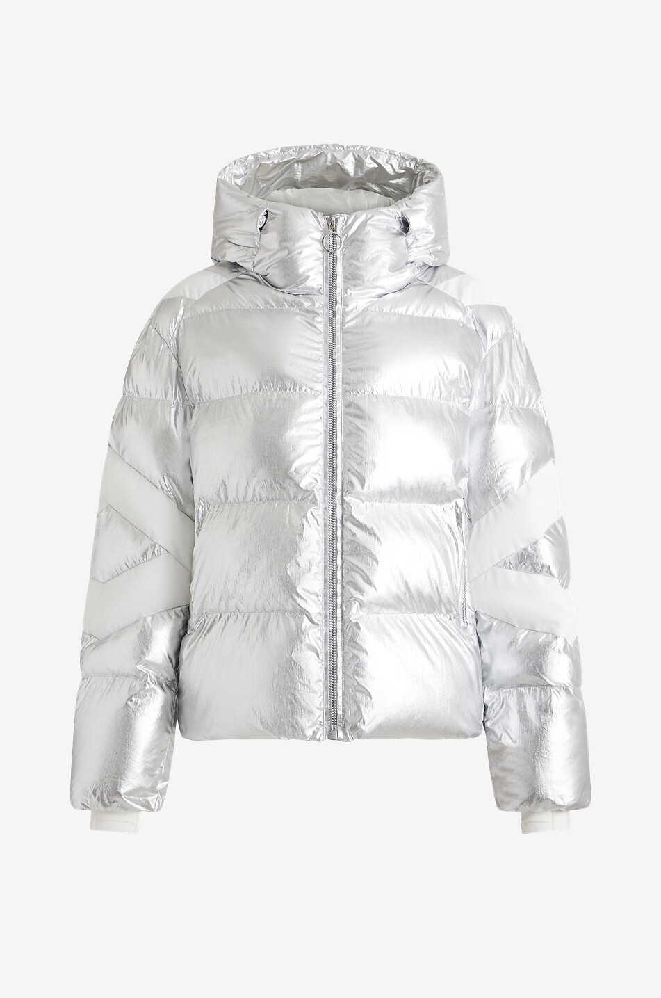 FUSALP Ski-Steppjacke aus Metallic-Nylon Charloy Damen SILBER 1