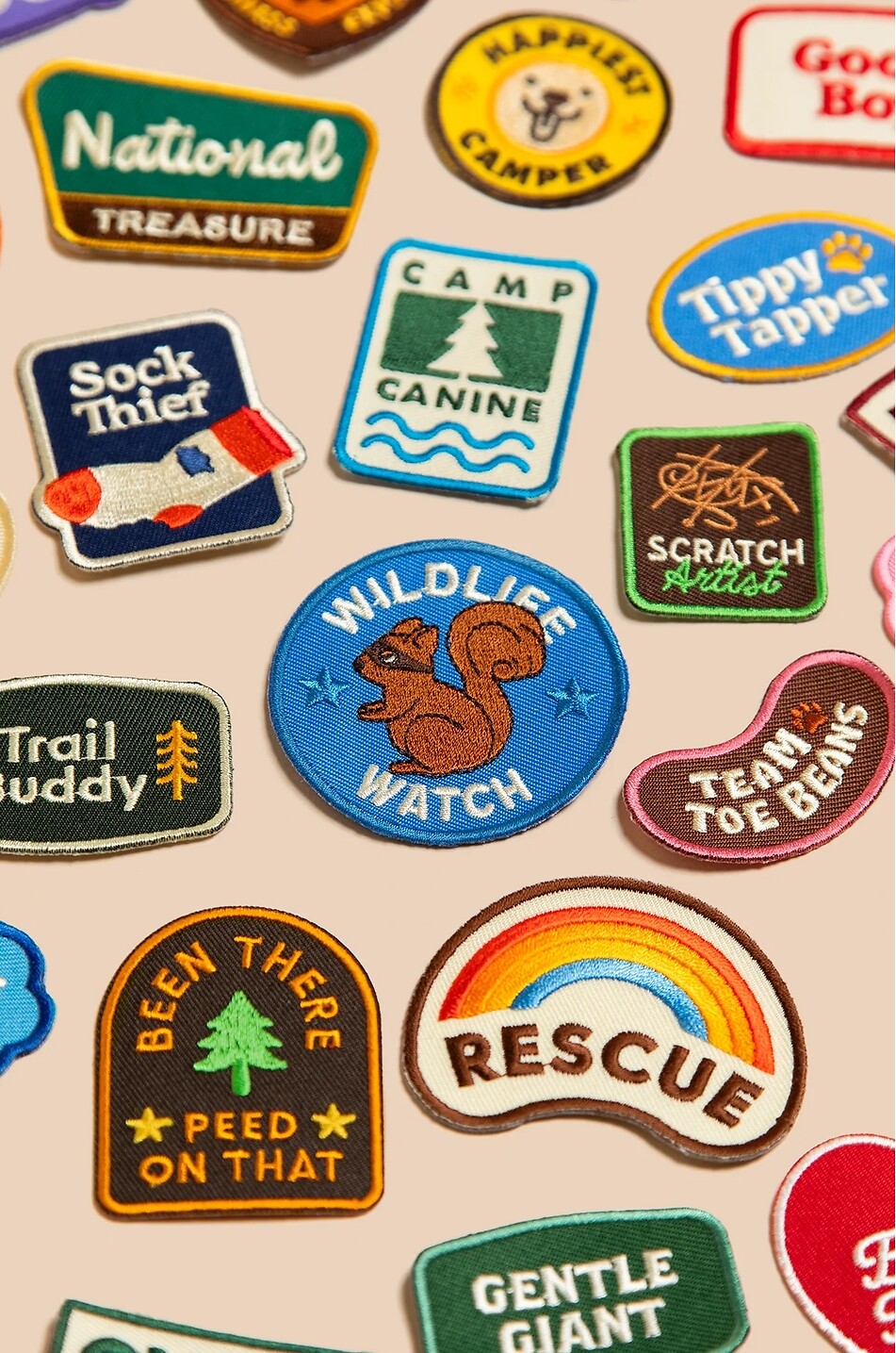 SCOUT'S HONOUR Écusson thermocollant pour chiens Wildlife Watch Maison MULTICOLORE 2