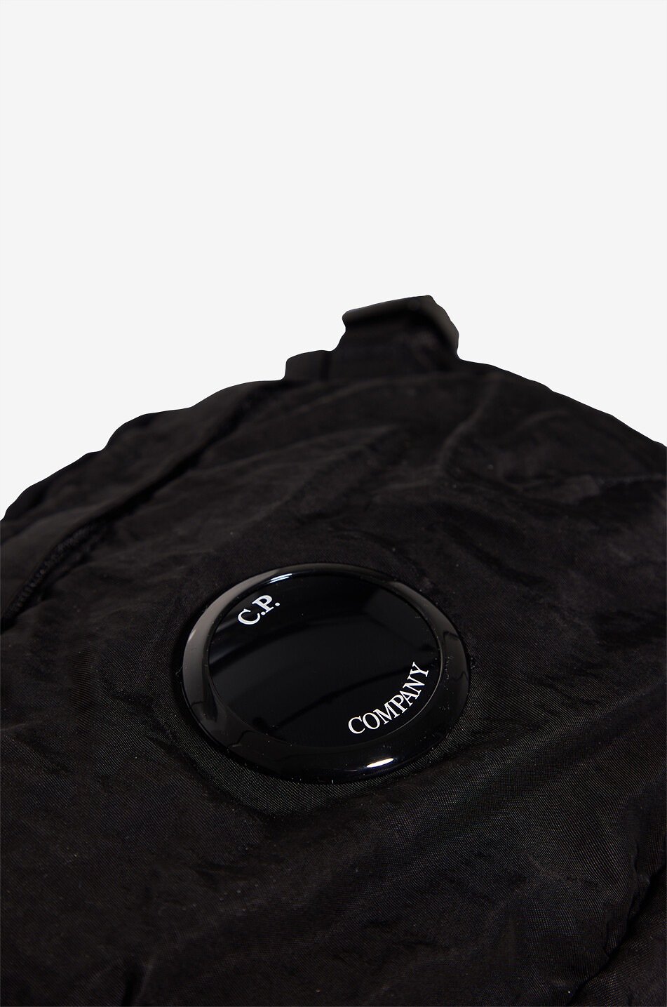 C.P. COMPANY B Lens technical nylon belt bag Men BLACK 5