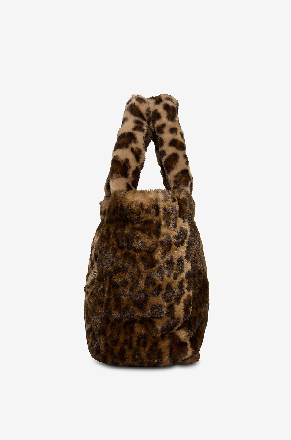 MC2 SAINT BARTH Colette Soft animal print faux fur tote bag Women Brown 4