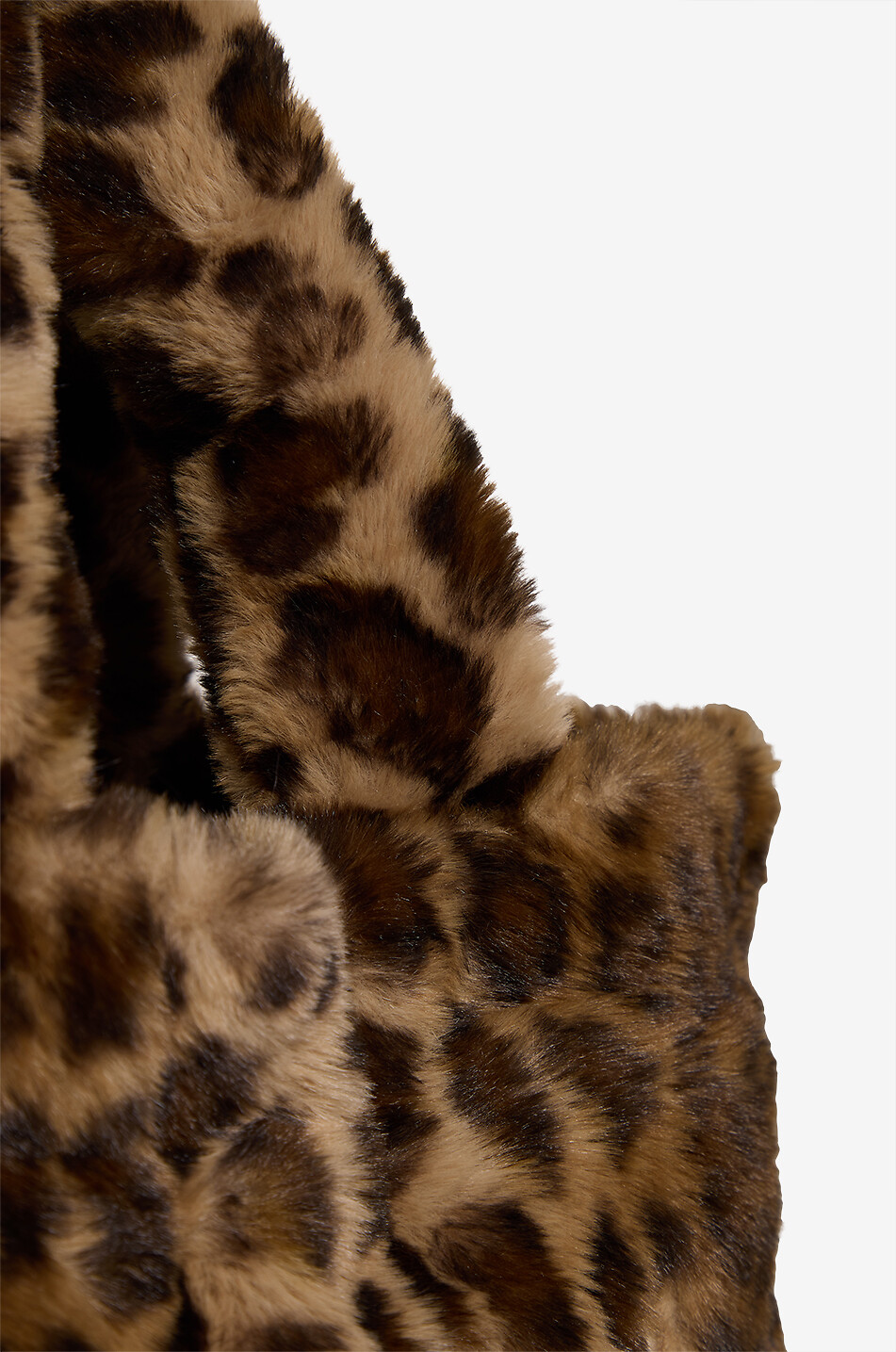 MC2 SAINT BARTH Colette Soft animal print faux fur tote bag Women Brown 5