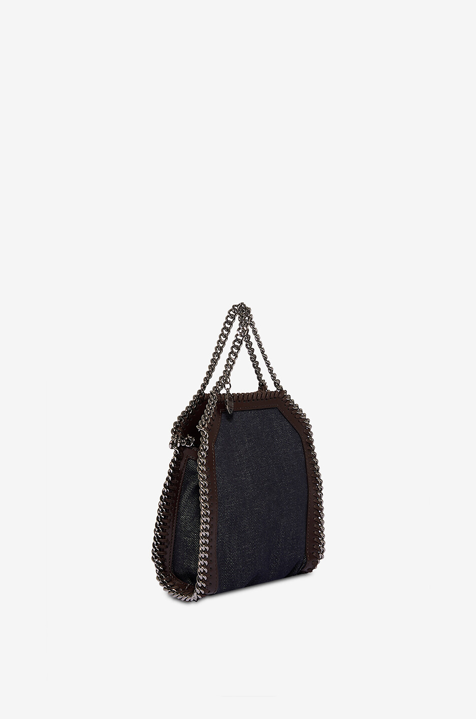 STELLA McCARTNEY Falabella denim shoulder bag with synthetic leather Women BLUE 2