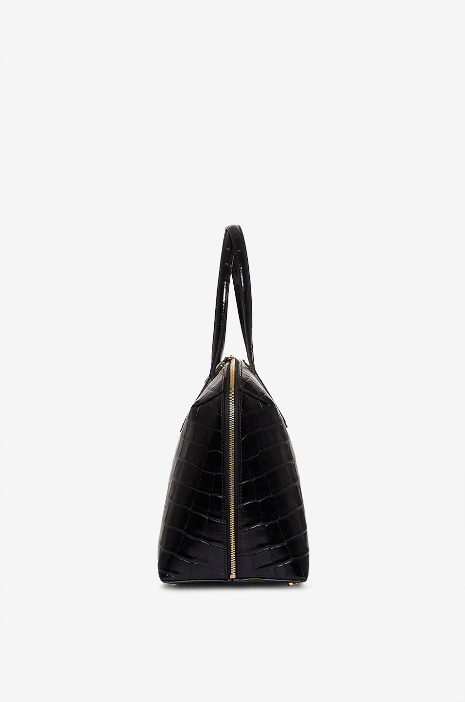 TOTEME Lounge crocodile-effect leather handbag Women BLACK 4