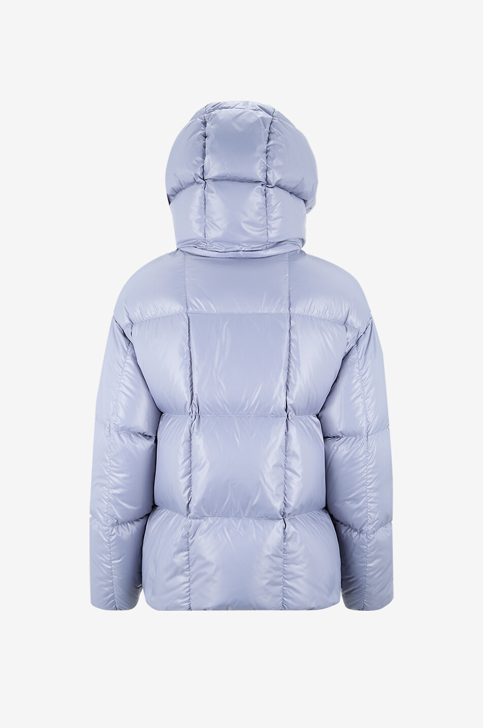 MONCLER Parana glossy boxy down jacket Women LIGHT BLUE 2