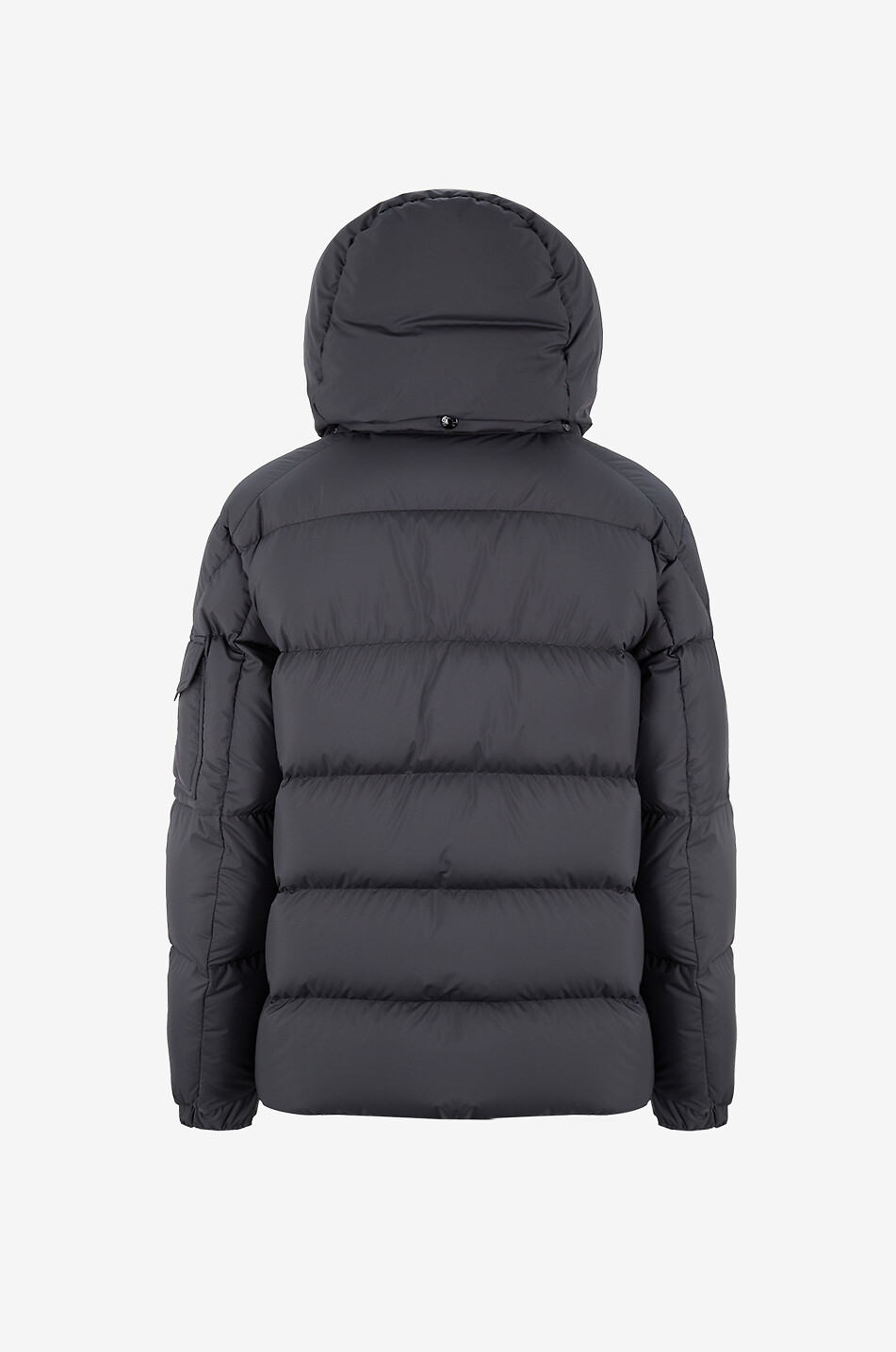 MONCLER Maya 70 technical fabric short puffer jacket Women BLACK 2