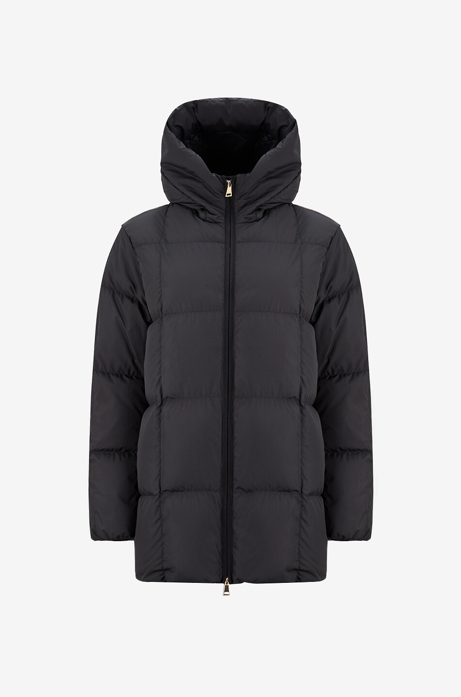 MONCLER Darbon quilted high-neck technical fabric jacket Women BLACK 1