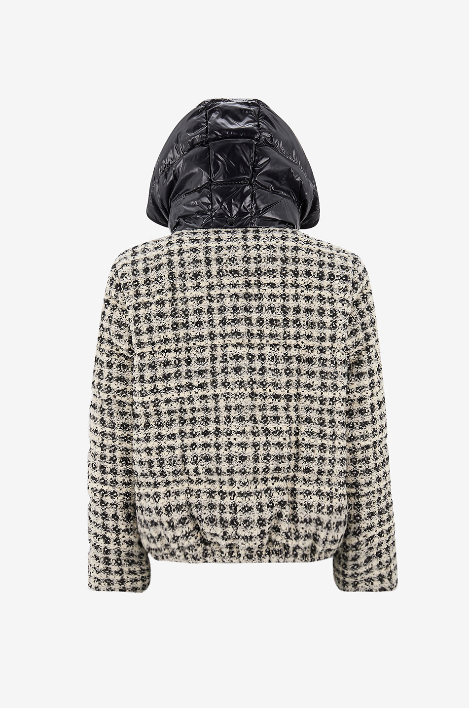 MONCLER Kurze Steppjacke aus Tweed mit Stehkragen Andronne Damen BUNT 2