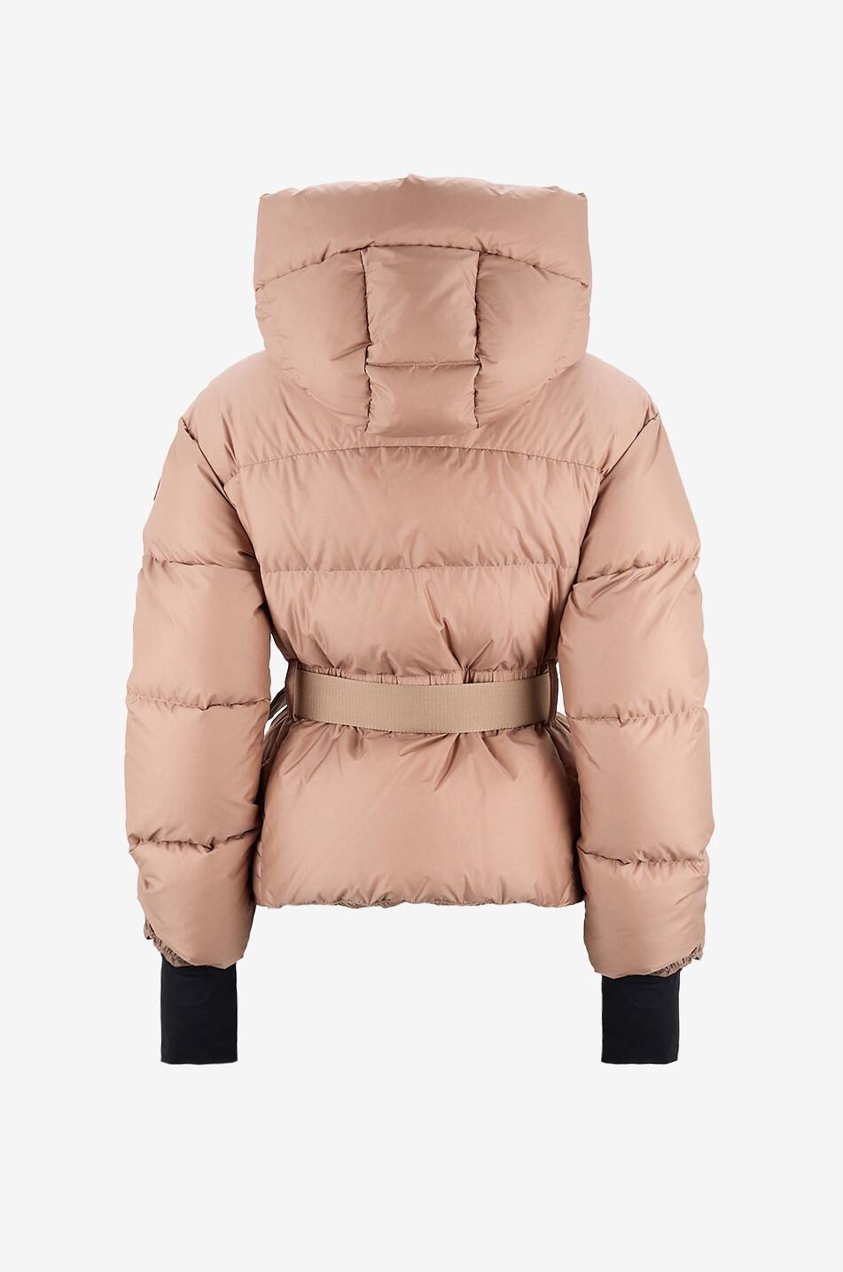 MONCLER GRENOBLE Kurze Steppjacke aus technischem Stoff Nisene Damen BEIGE 2