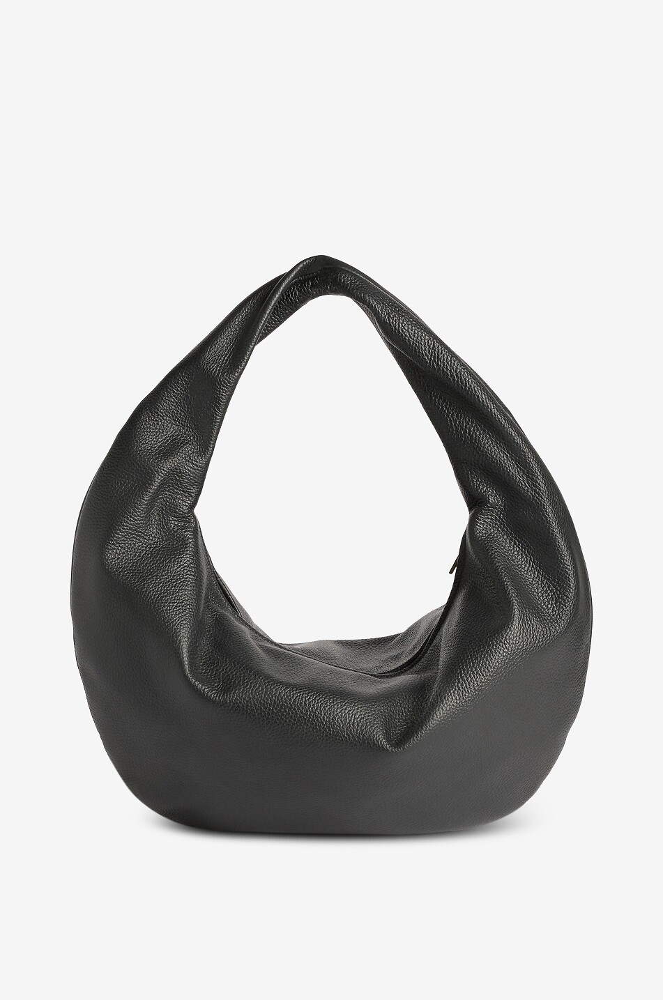 Schultertasche aus genarbtem Leder Alva
