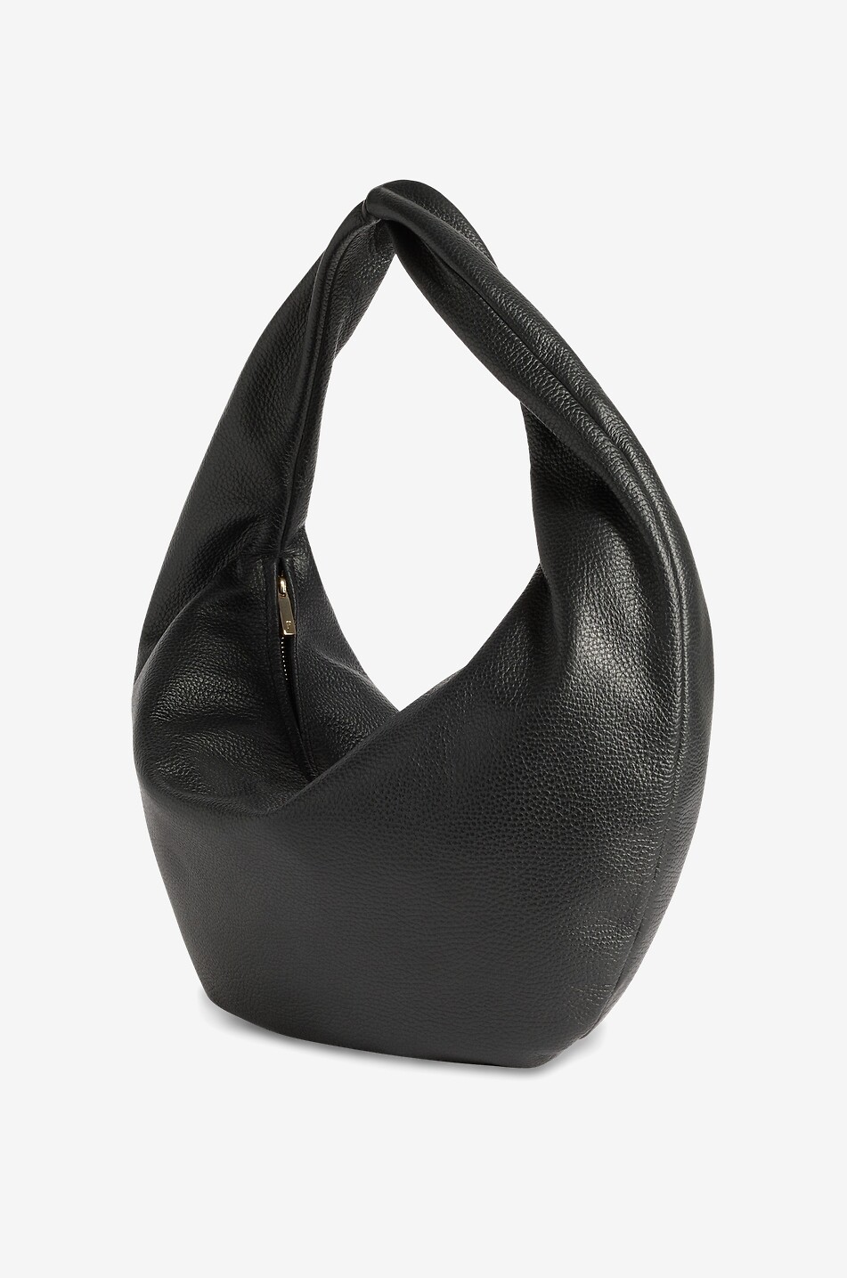 FLATTERED Schultertasche aus genarbtem Leder Alva Damen SCHWARZ 2