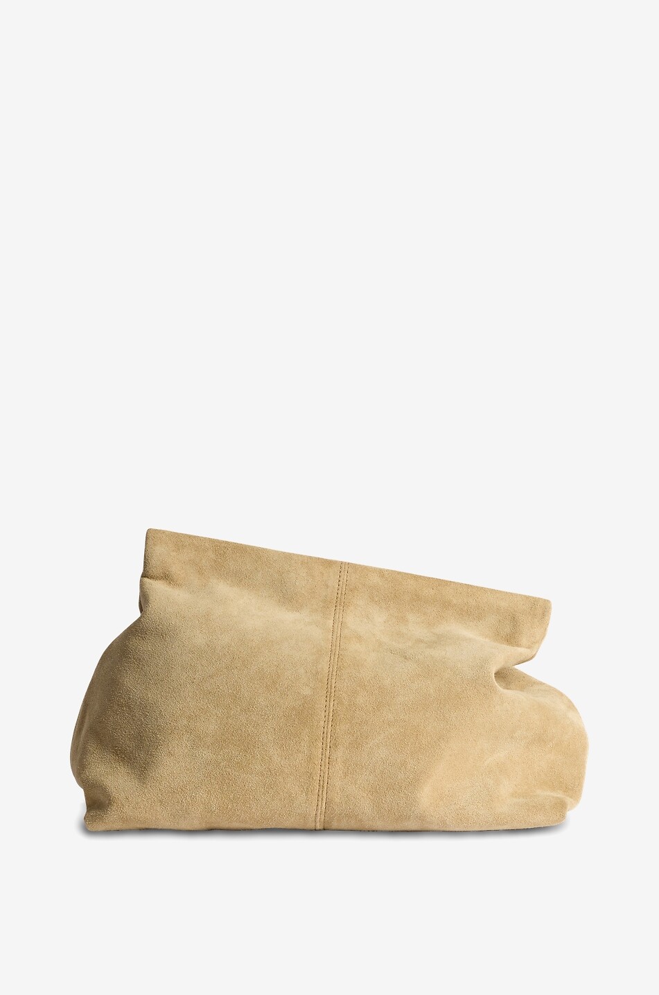 FLATTERED Wildleder-Clutch Clay Damen BEIGE 4