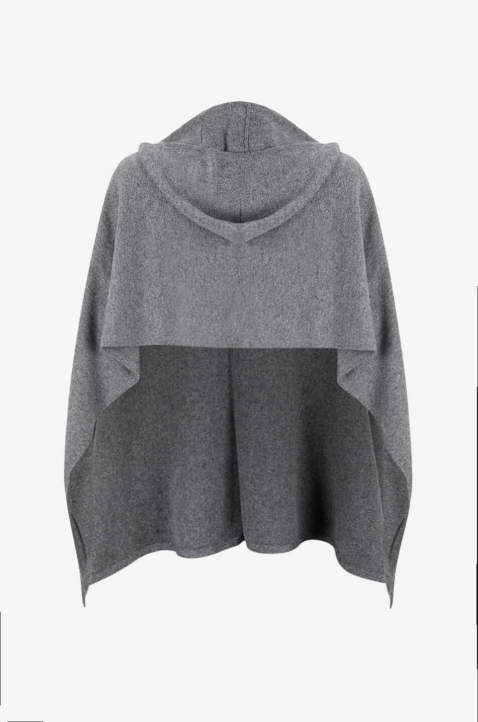 WEEKEND MAX MARA Delfino hooded cashmere shawl Women DARK GREY 2