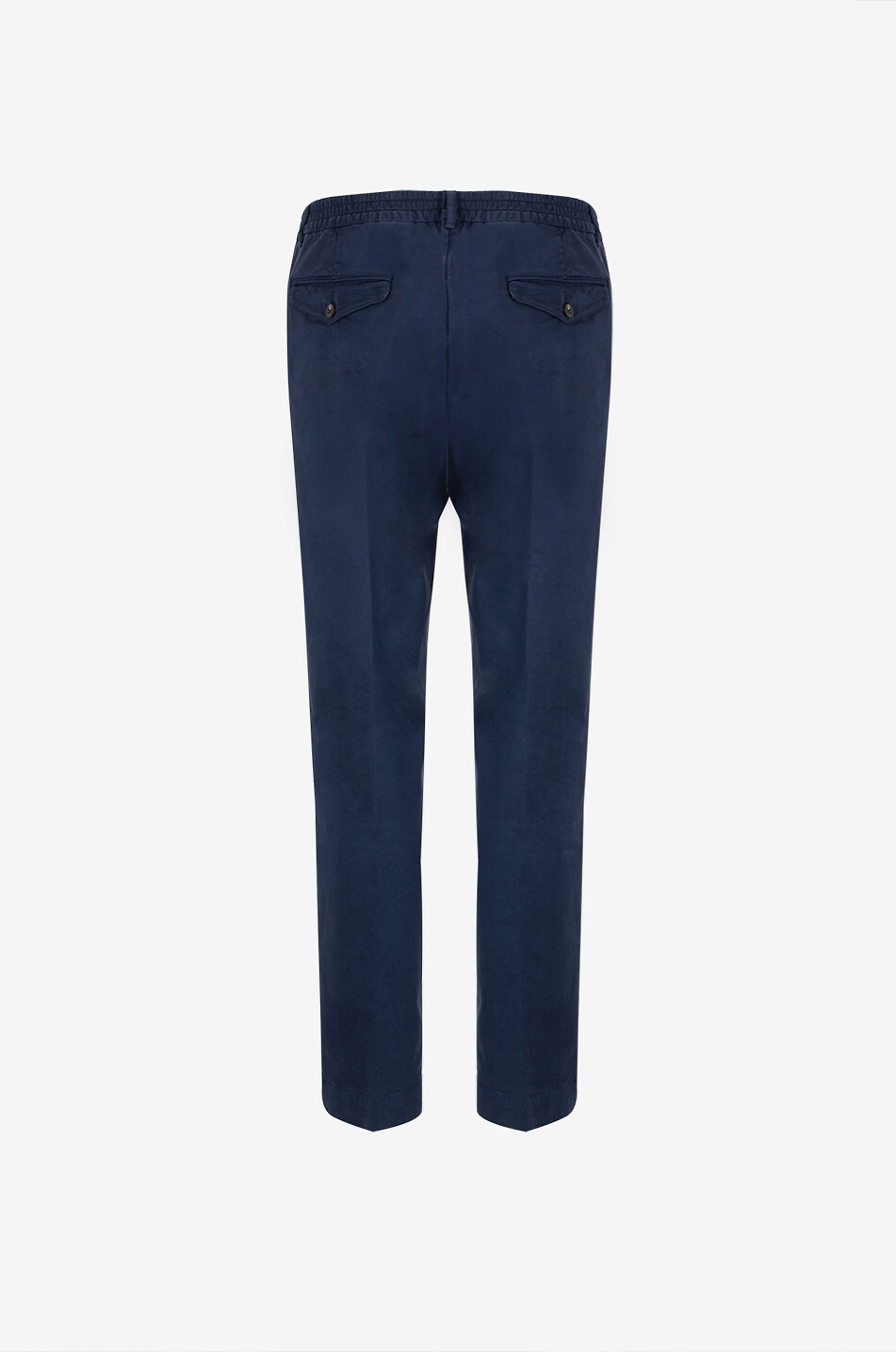04651/ Pantalon droit à passants pour ceinture Homme BLEU FONCE 2