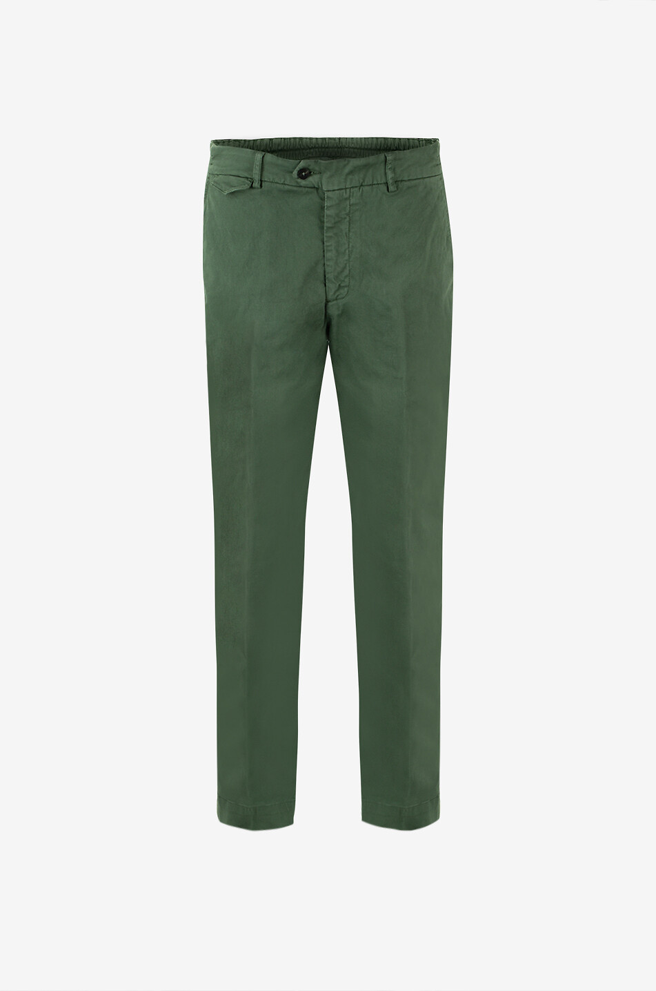 Pantalon droit à passants pour ceinture