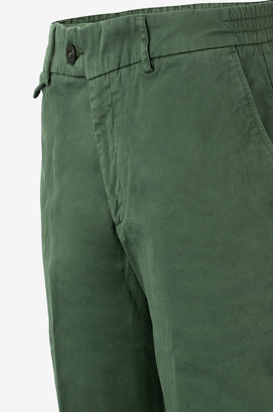 04651/ Pantalon droit à passants pour ceinture Homme VERT MOYEN 3