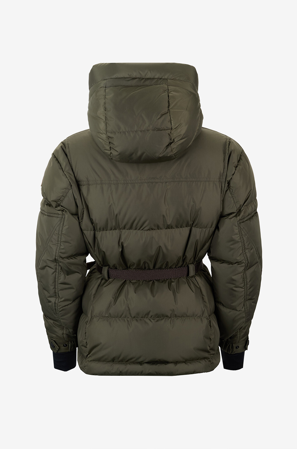 MONCLER GRENOBLE Kurze gesteppte Daunenjacke aus hochwertigem Funktionsstoff Salastrains Damen KHAKI 2