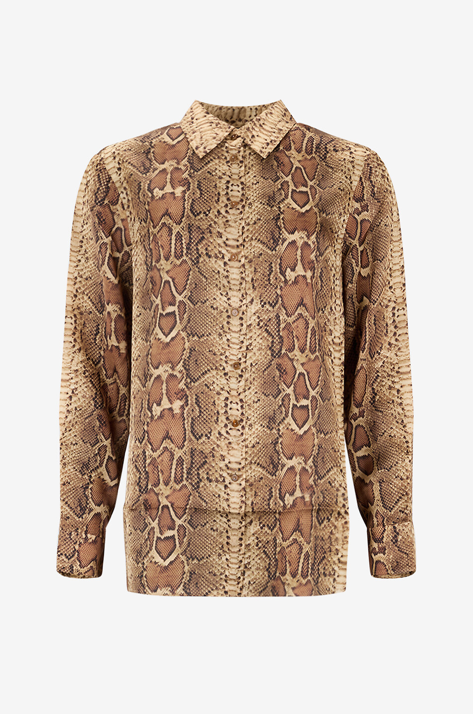 ZIMMERMANN Hypnotic animal print satin shirt Women MULTI COLOURED 1