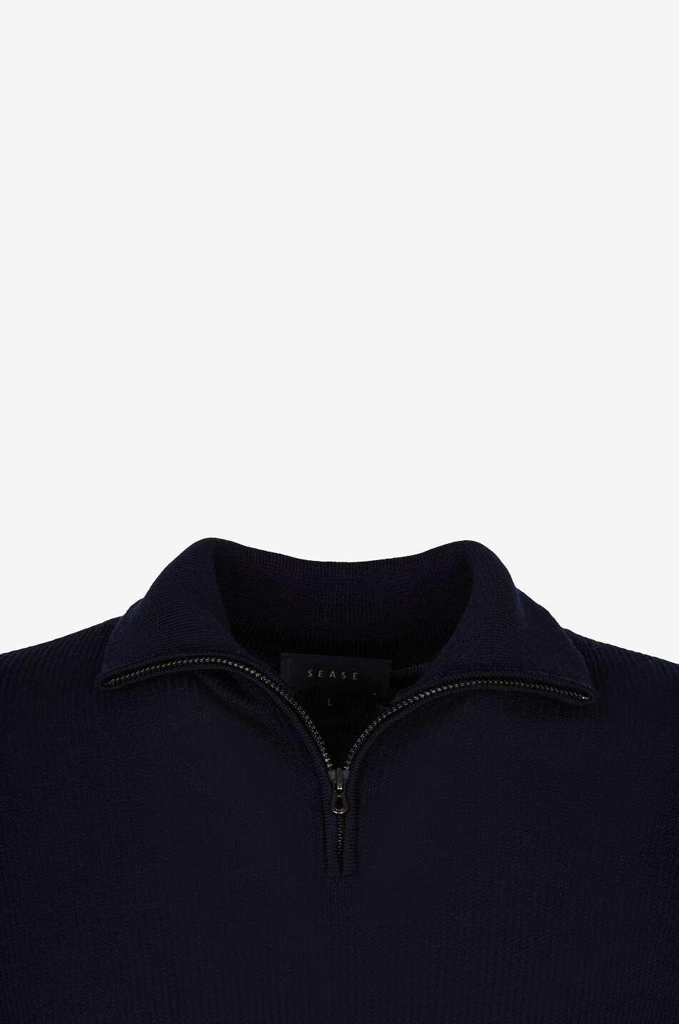 SEASE Gesteppter Rollkragenpullover aus Jersey Herren DUNKELBLAU 6