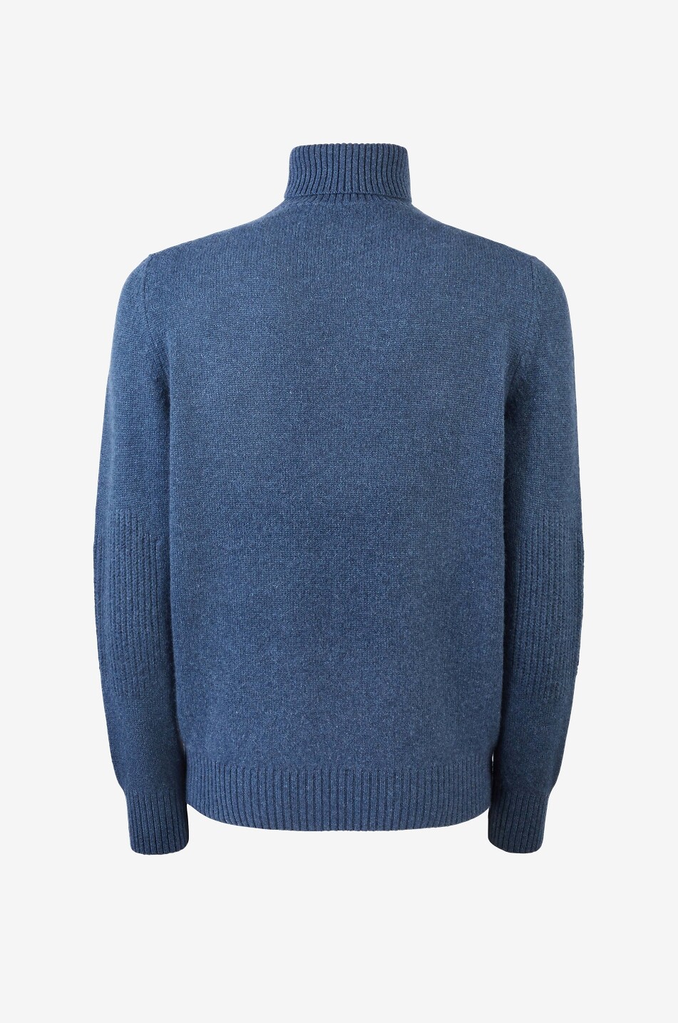 SEASE Pull col roulé en maille Turtle Coarsehair Homme BLEU MOYEN 2