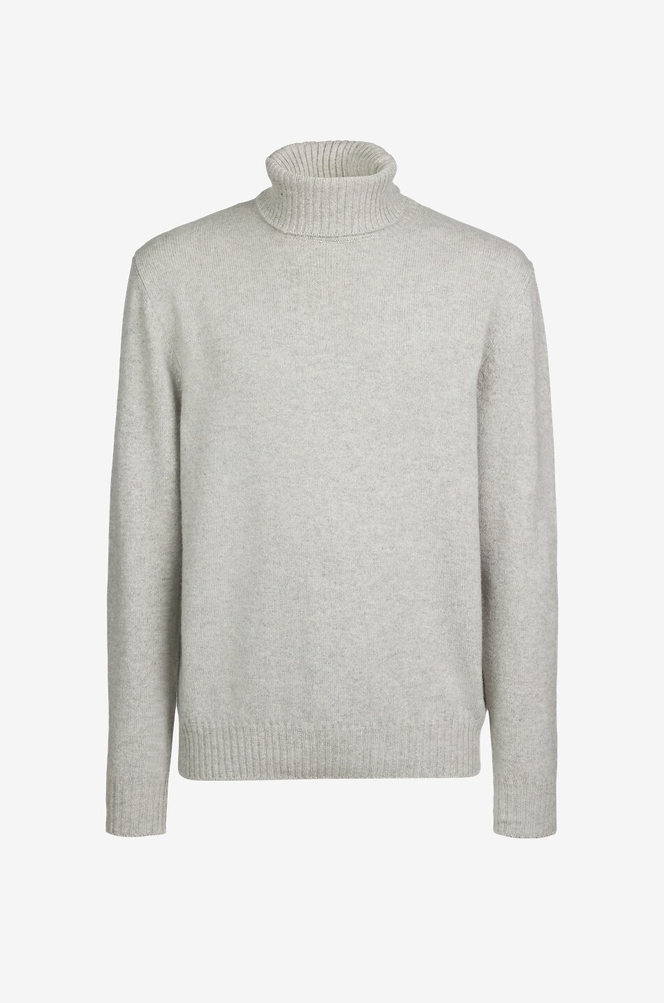 SEASE Pull col roulé en maille Turtle Coarsehair Homme GRIS CLAIR 1