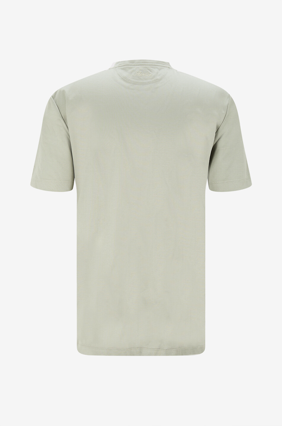 AURELIEN Aur1 short-sleeved jersey crewneck T-shirt Men LIGHT GREEN 2