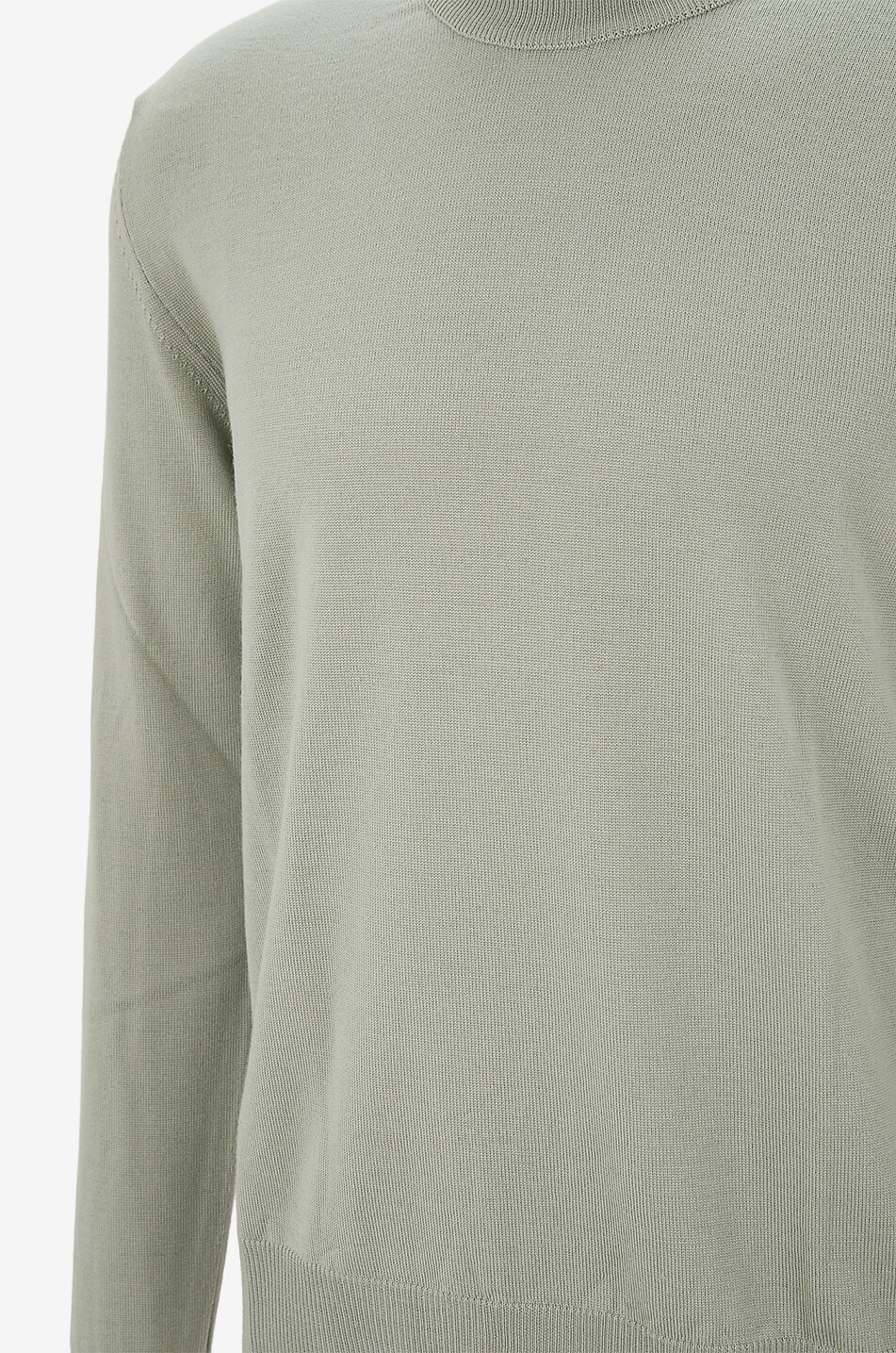 AURELIEN Rundhals-Pullover aus Jersey City Crew Herren HELLGRÜN 3