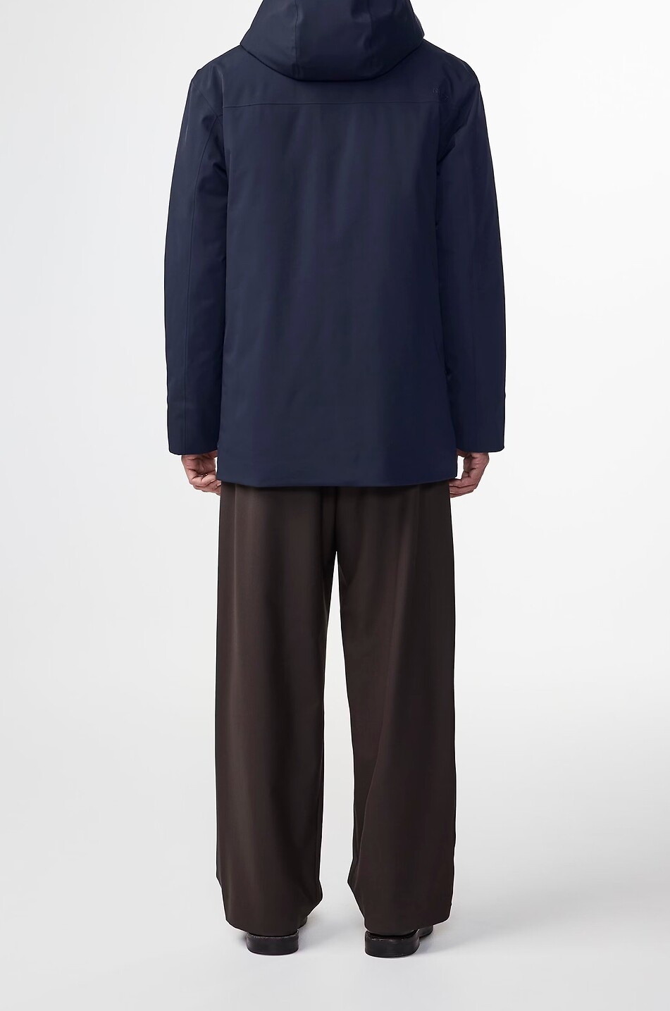 NN07 Blake technical fabric stand-up collar lightweight jacket Men DARK BLUE 3