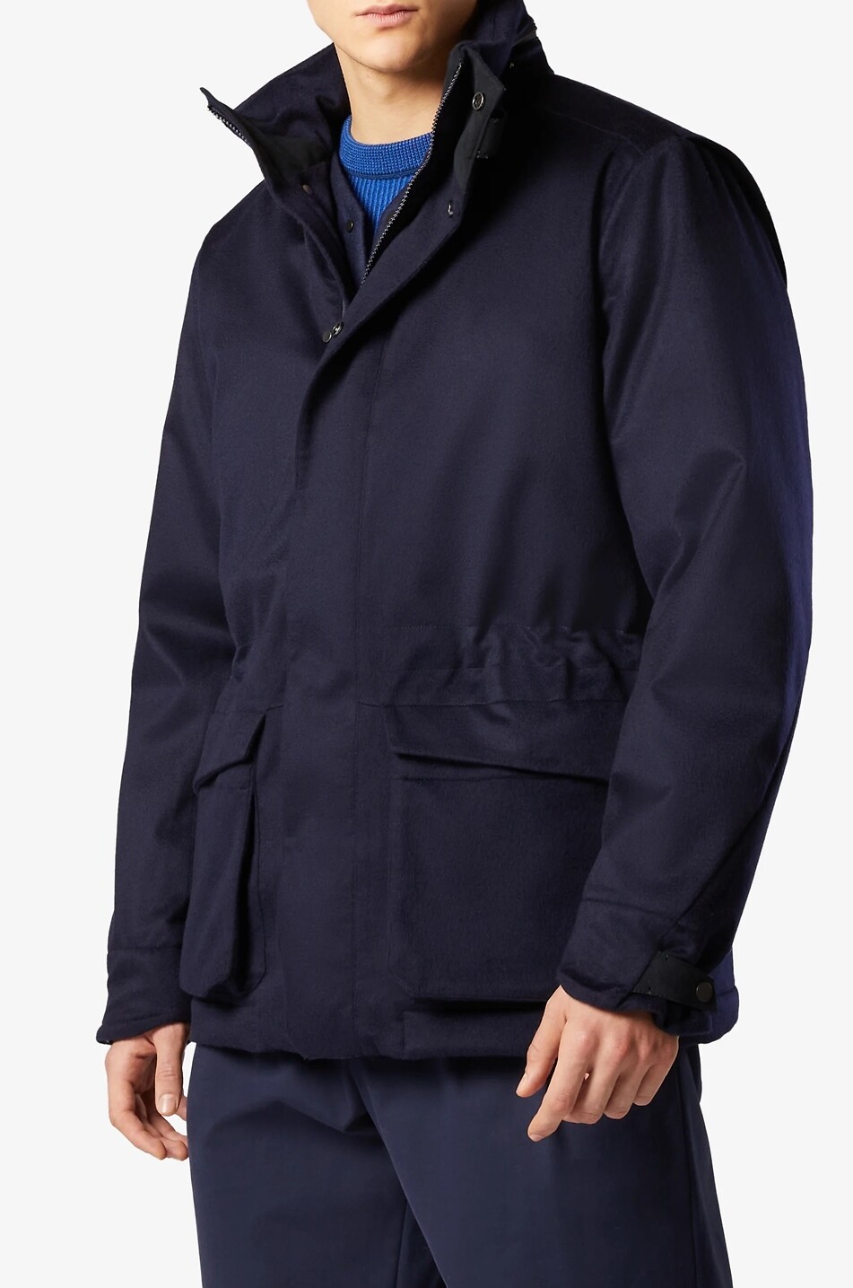 SEASE Kurze Steppjacke aus technischem Gewebe Uptown Herren DUNKELBLAU 4