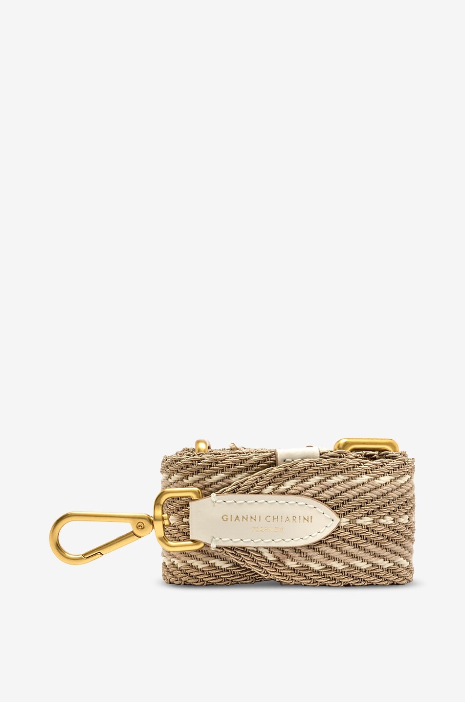 GIANNI CHIARINI Taschengurt aus Chevron-Stoff Punto 50 Damen BEIGE 1