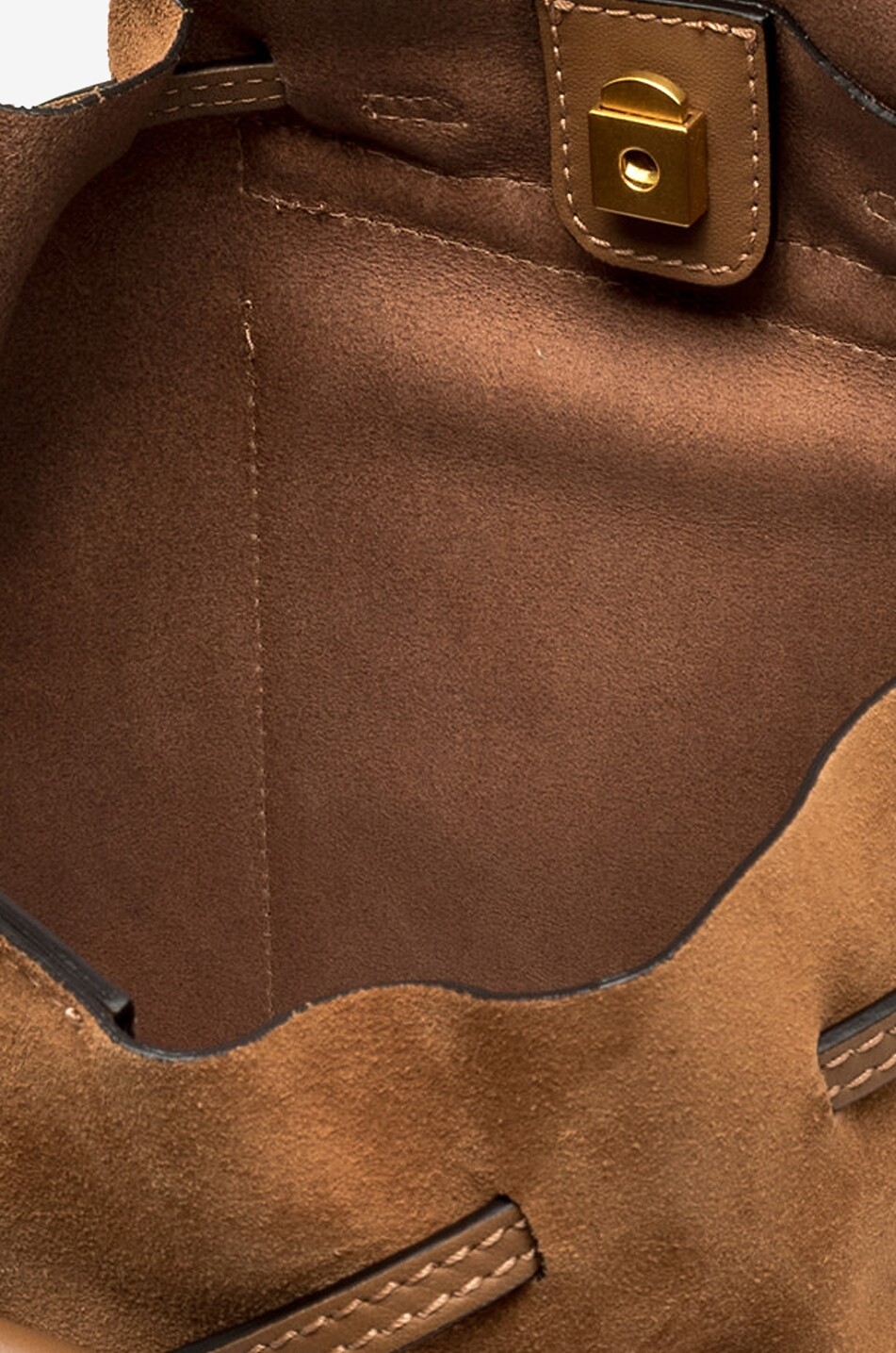 GIANNI CHIARINI Wildleder-Rucksack Violette Damen HELLBRAUN 4