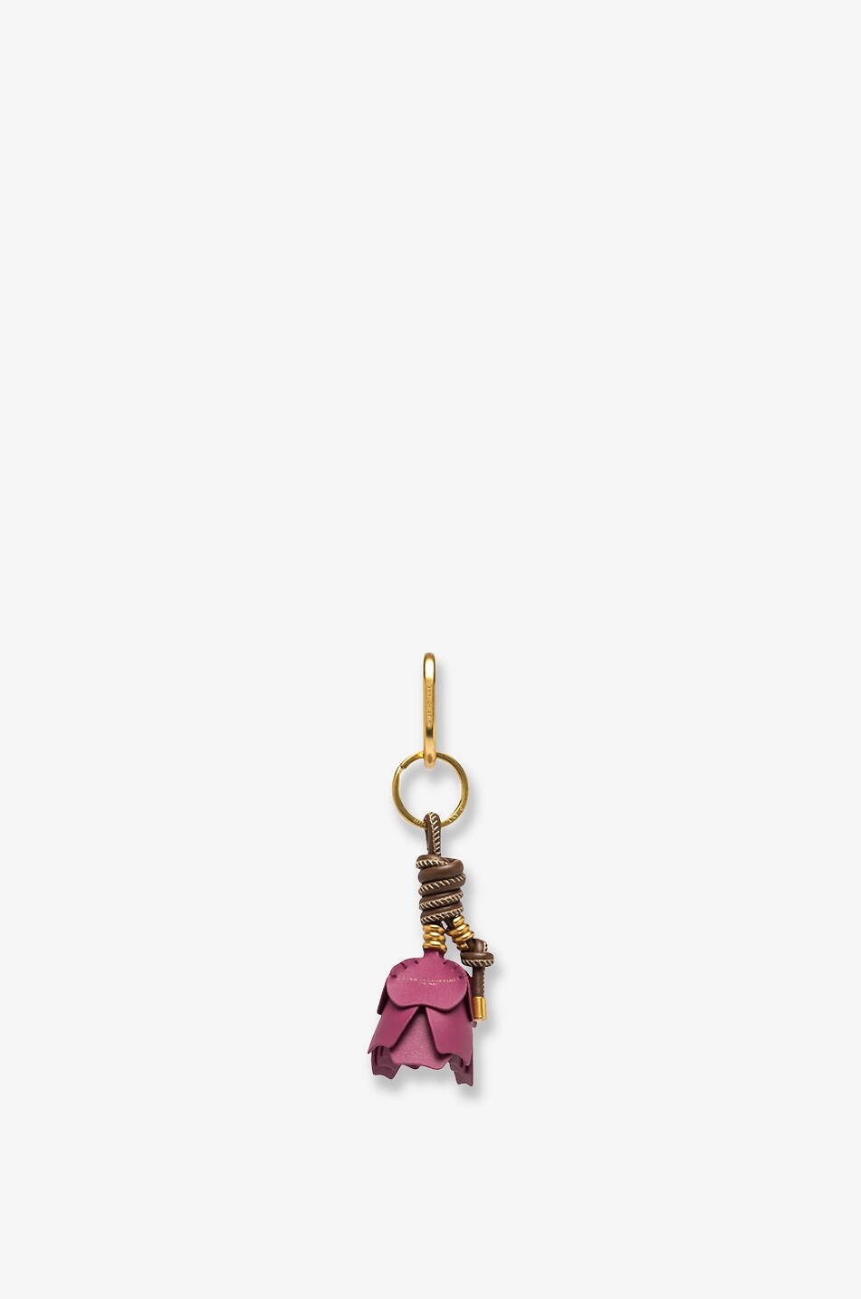 GIANNI CHIARINI Charm pour sac à main en cuir Desert Flower Femme ROSE FONCÉ 1
