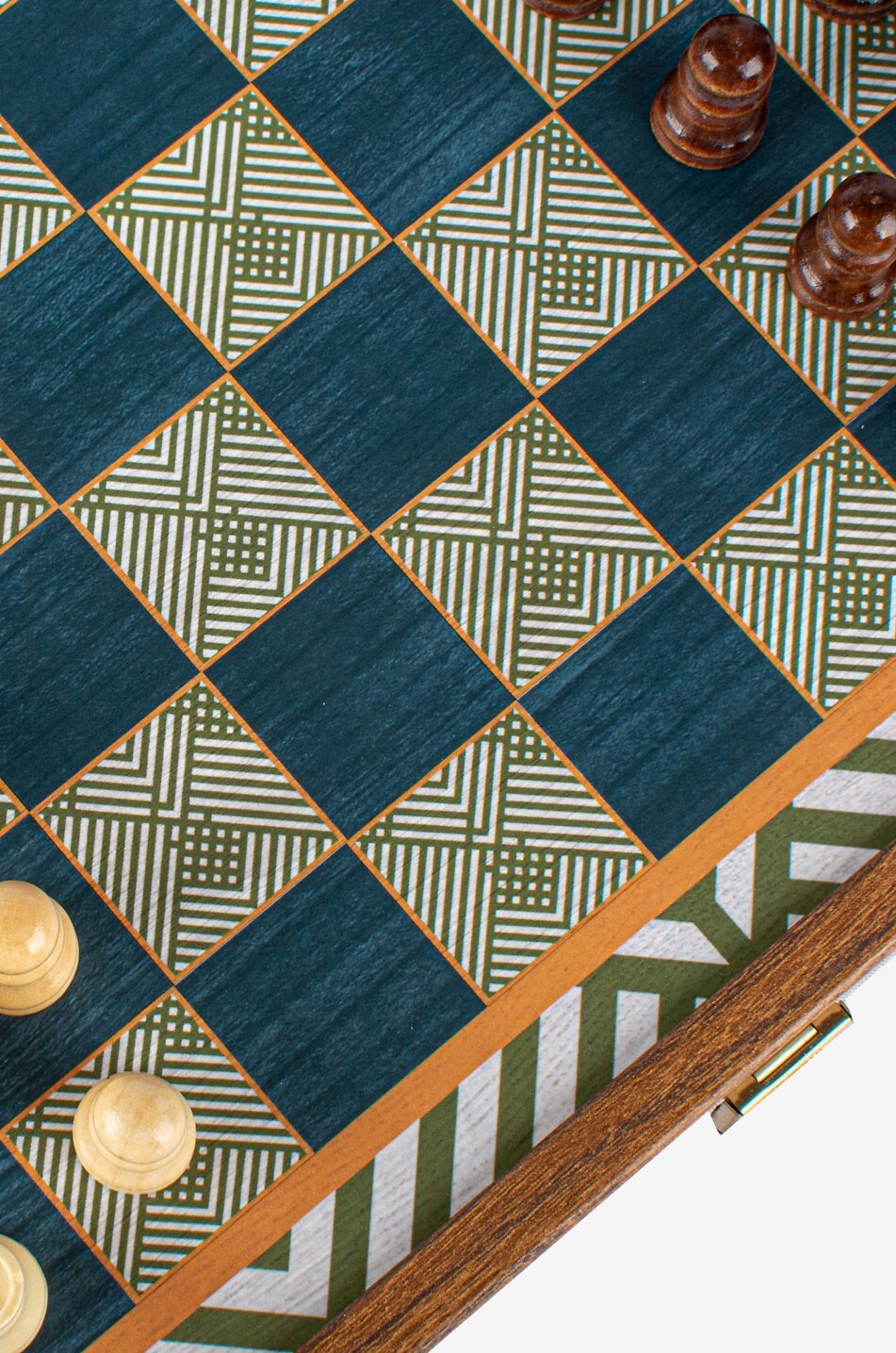 MANOPOULOS Wooden Retro Design Board Game Home MULTI COLOURED 10