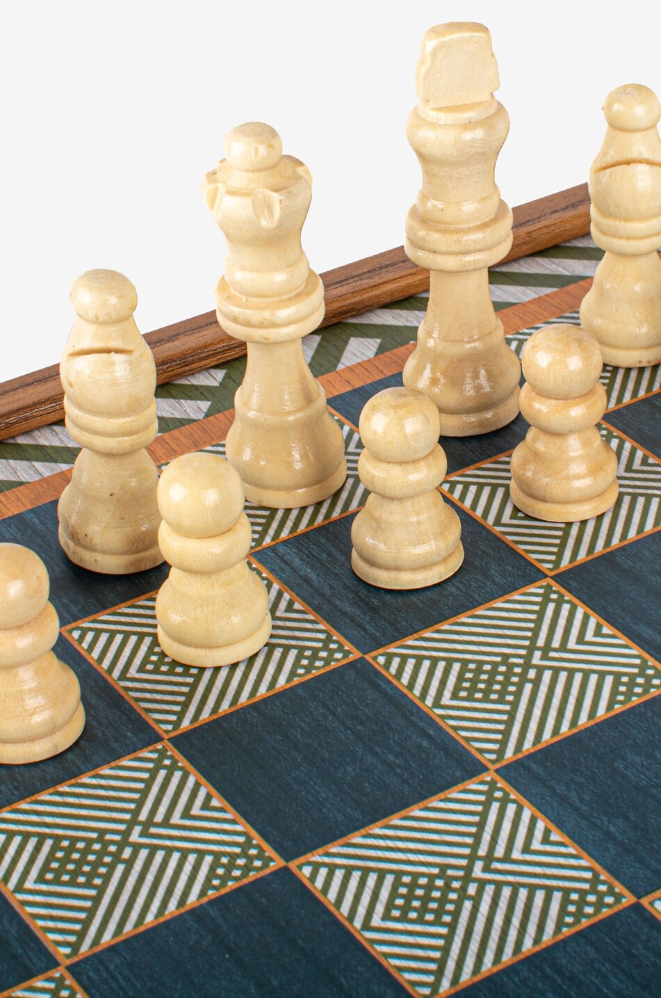 MANOPOULOS Wooden Retro Design Board Game Home MULTI COLOURED 4