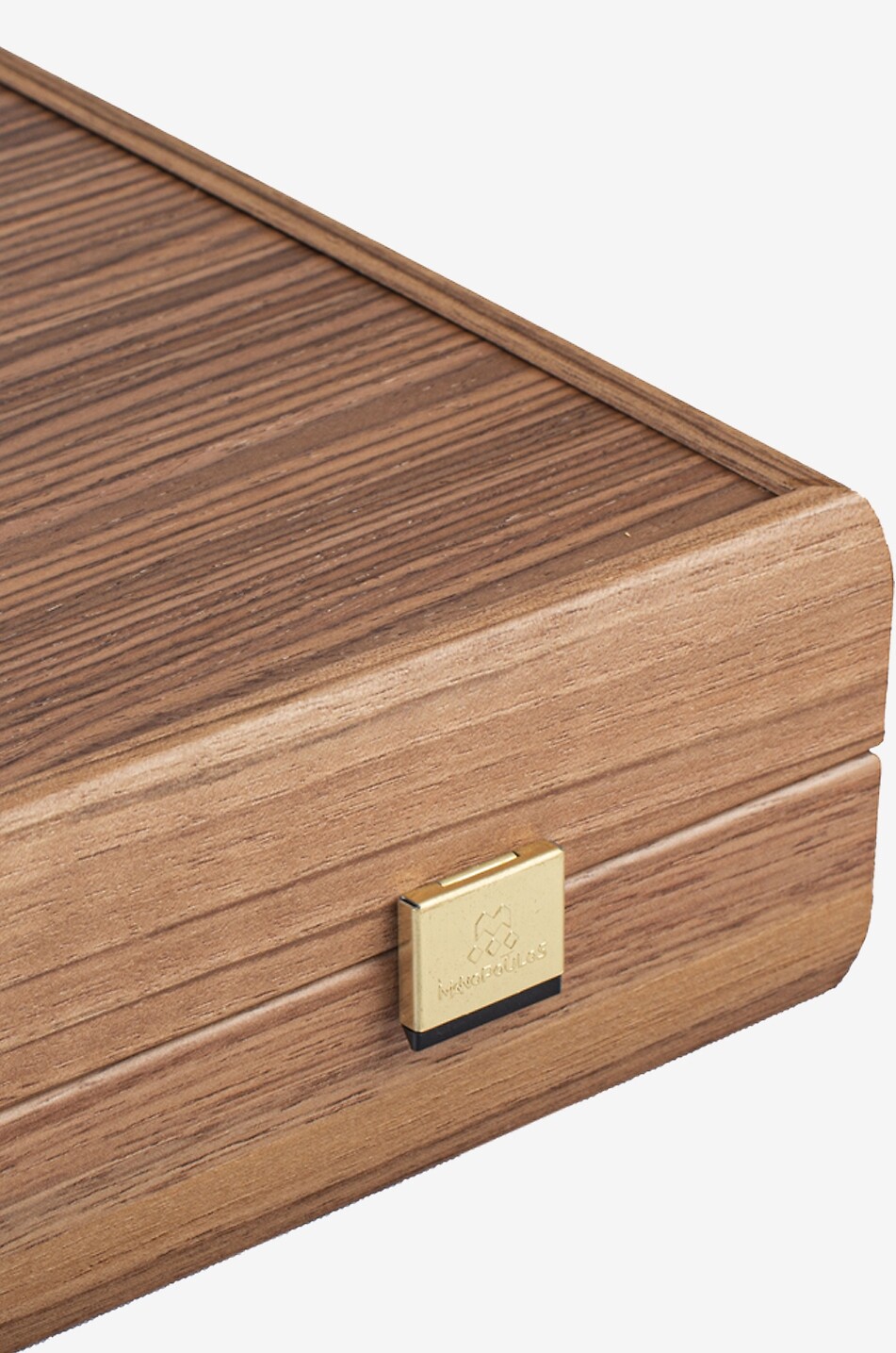 MANOPOULOS Amerikanisches Nussbaum-Backgammon mit handgefertigten Einlegearbeiten Haus BUNT 4