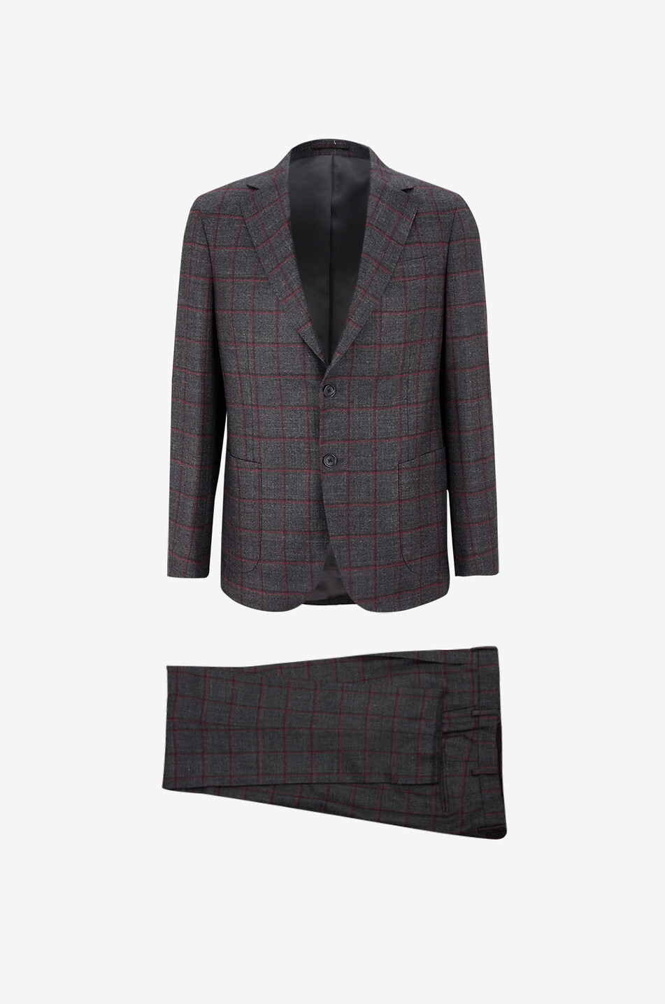 Hochwertiger Anzug aus Karo-Wolle