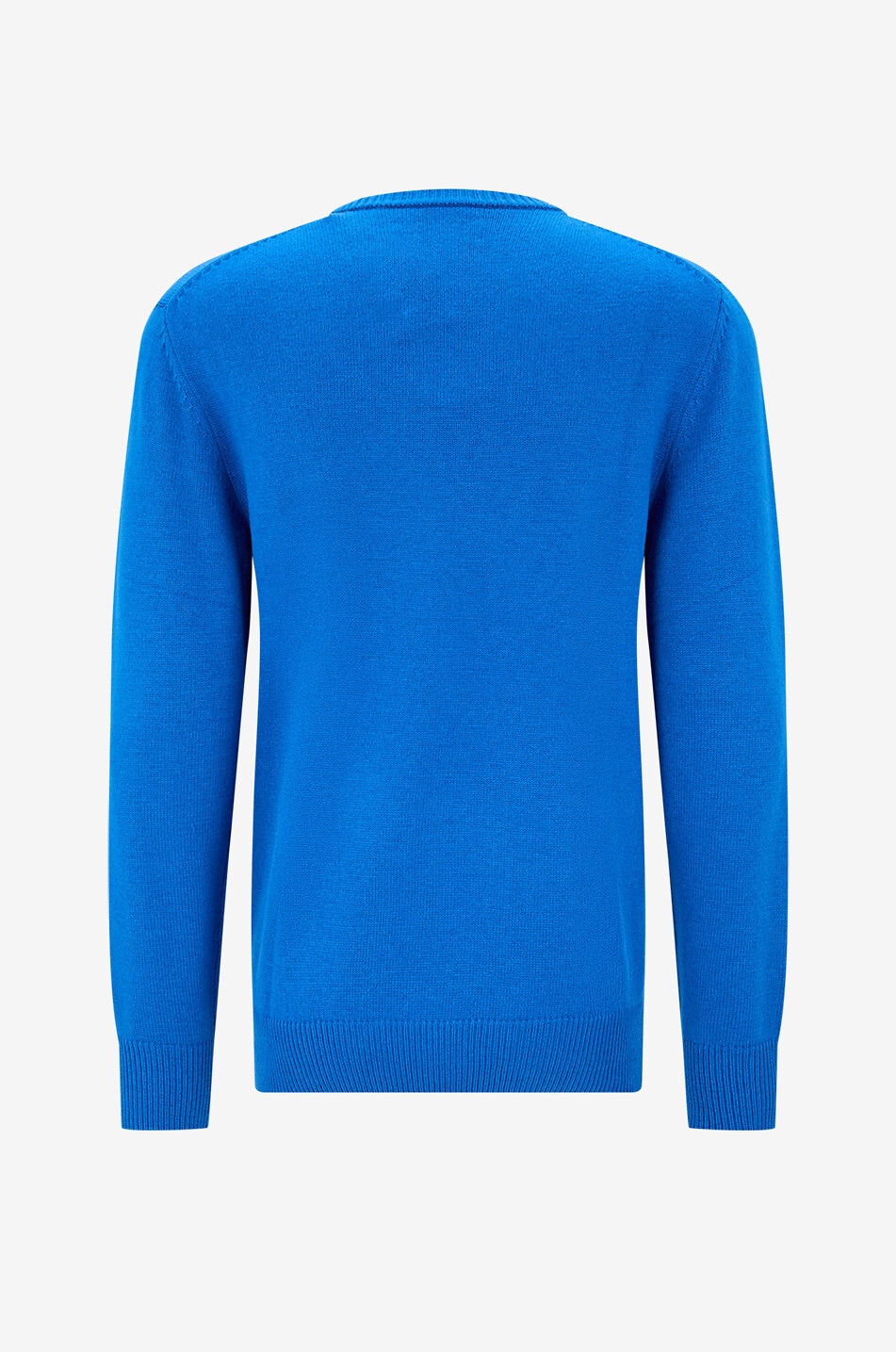 MC2 SAINT BARTH Gerippter Strickpullover mit Rundhalsausschnitt Courma Herren BLAU 2