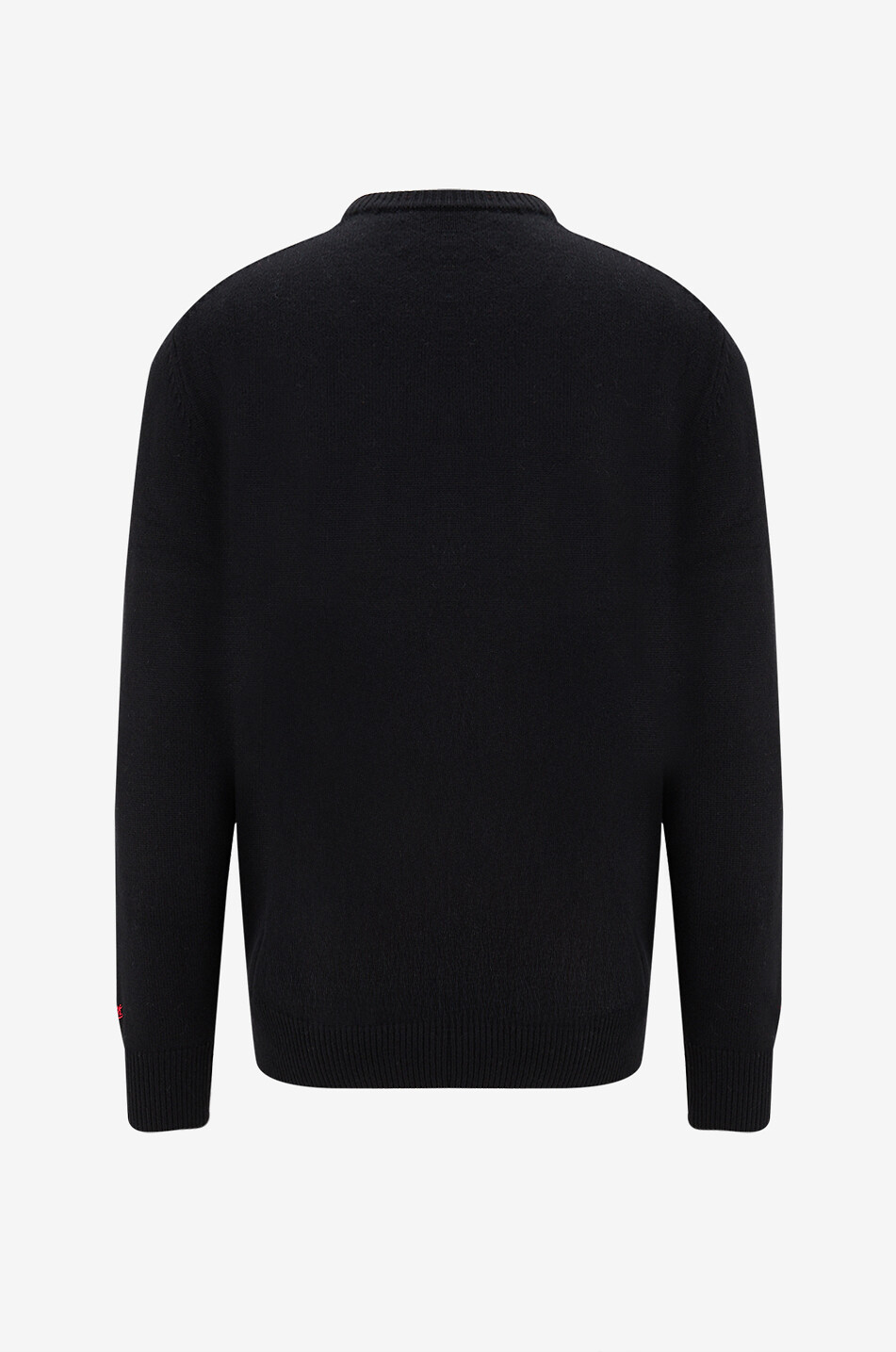 MC2 SAINT BARTH Zermatt knitted crewneck sweater Men BLACK 2