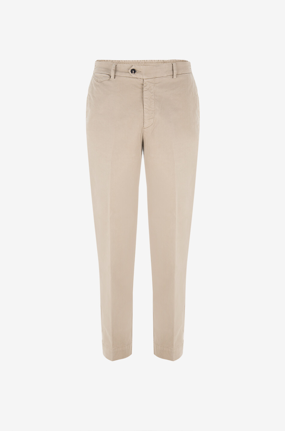 Pantalon droit à passants pour ceinture
