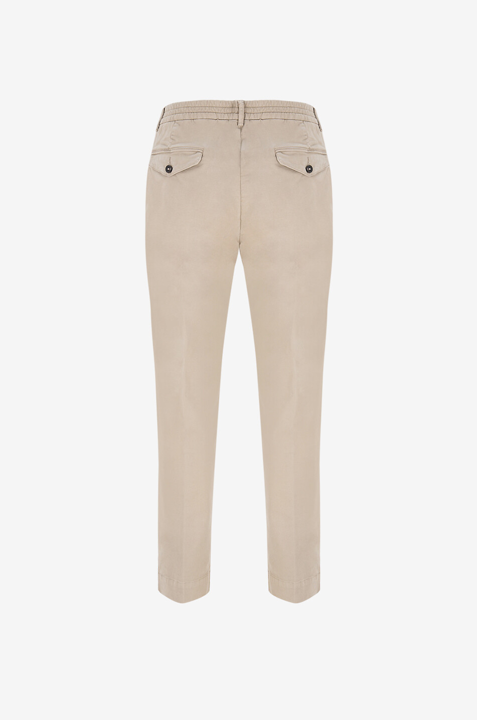 04651/ Pantalon droit à passants pour ceinture Homme MARRON 2
