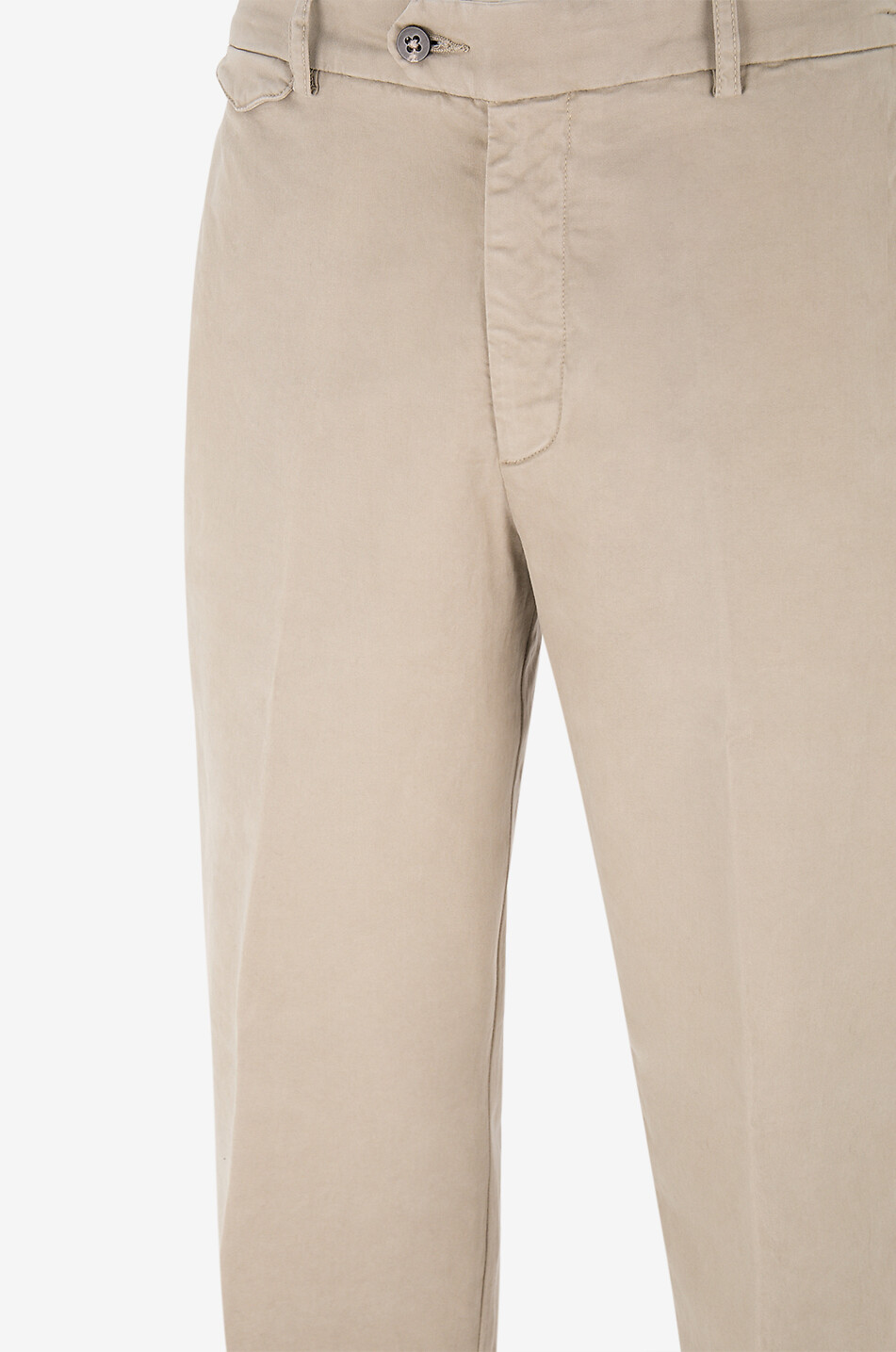 04651/ Pantalon droit à passants pour ceinture Homme MARRON 3