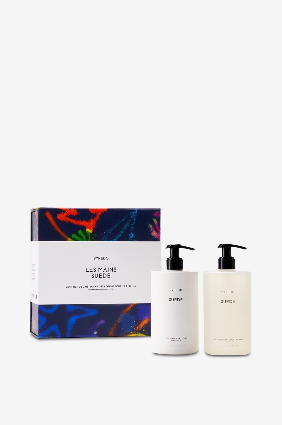 BYREDO Coffret cadeau gel et lotion mains Les Mains - Suede - 2 x 450ml  Incolore 2
