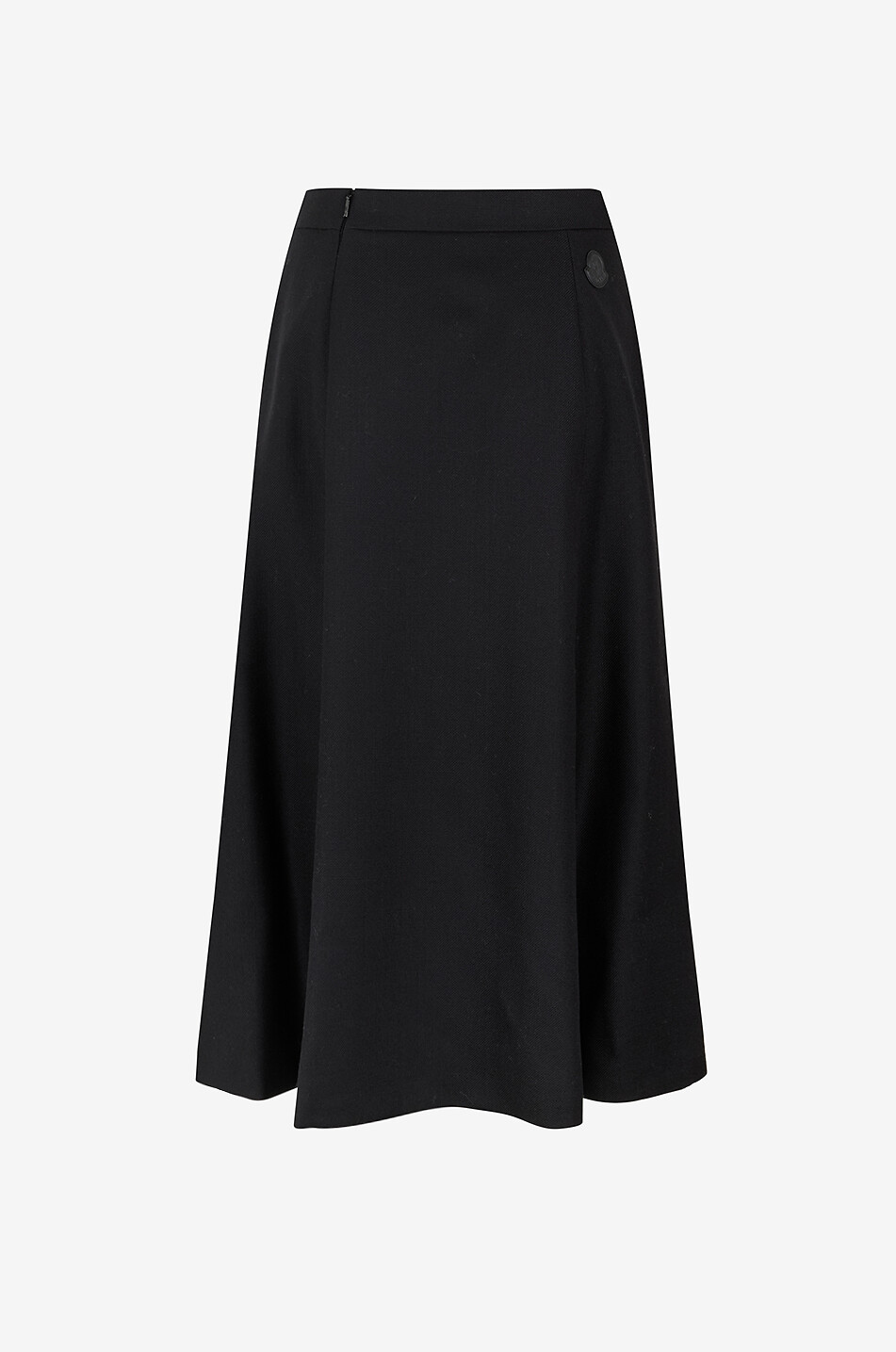 MONCLER Midi-Rock aus Köper Damen SCHWARZ 2