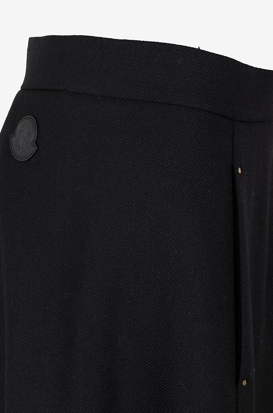 MONCLER Midi-Rock aus Köper Damen SCHWARZ 3