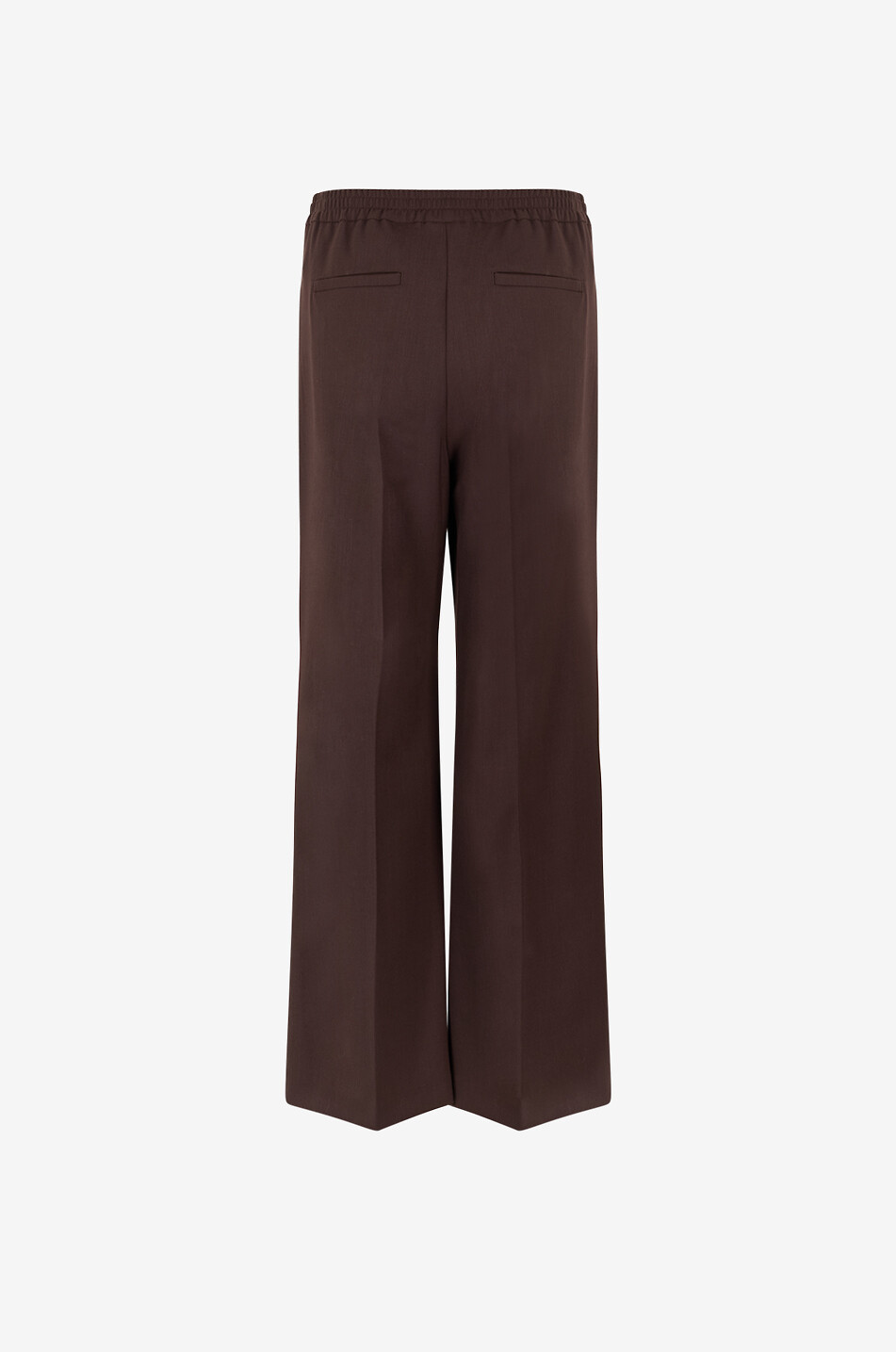 WEEKEND MAX MARA Petra straight trousers Women DARK BROWN 2