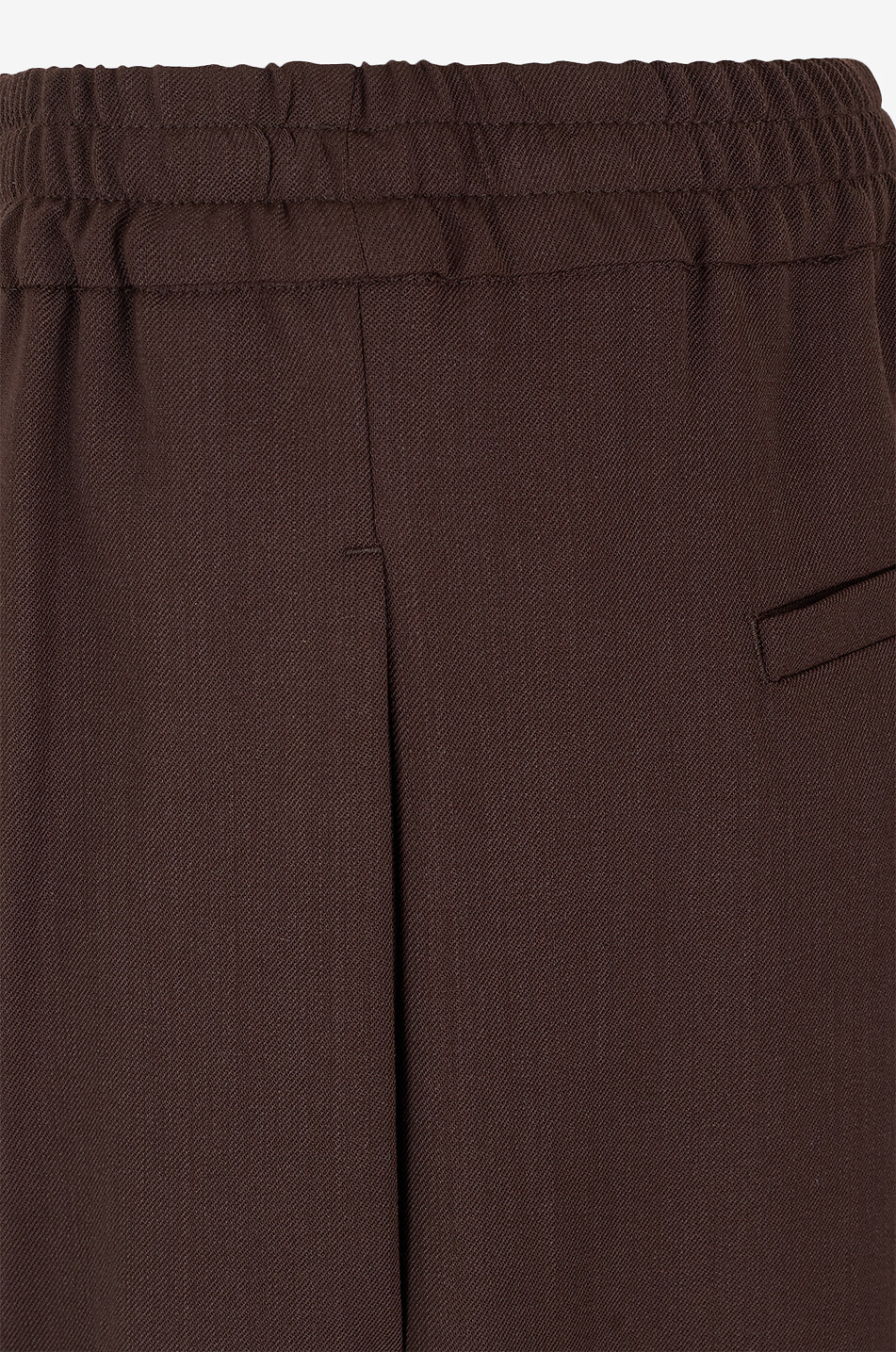 WEEKEND MAX MARA Petra straight trousers Women DARK BROWN 3