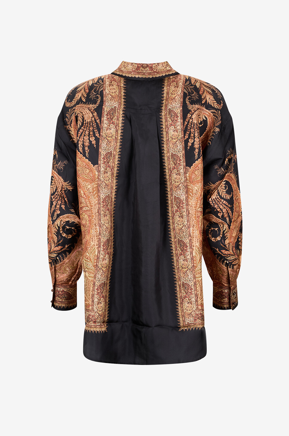 Hypnotic relaxed satin patterned shirt - ZIMMERMANN - MULTI