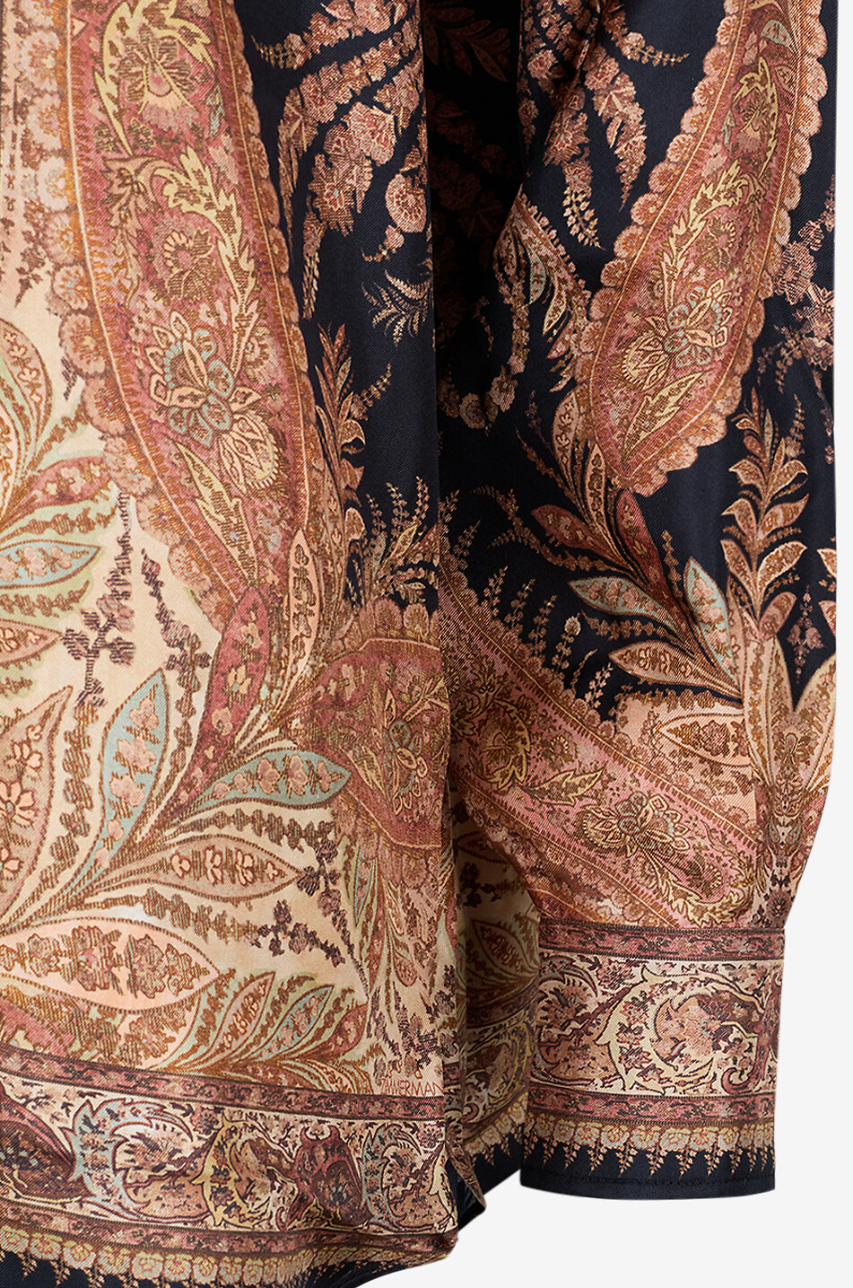 ZIMMERMANN Hypnotic relaxed satin patterned shirt Women MULTI COLOURED 3