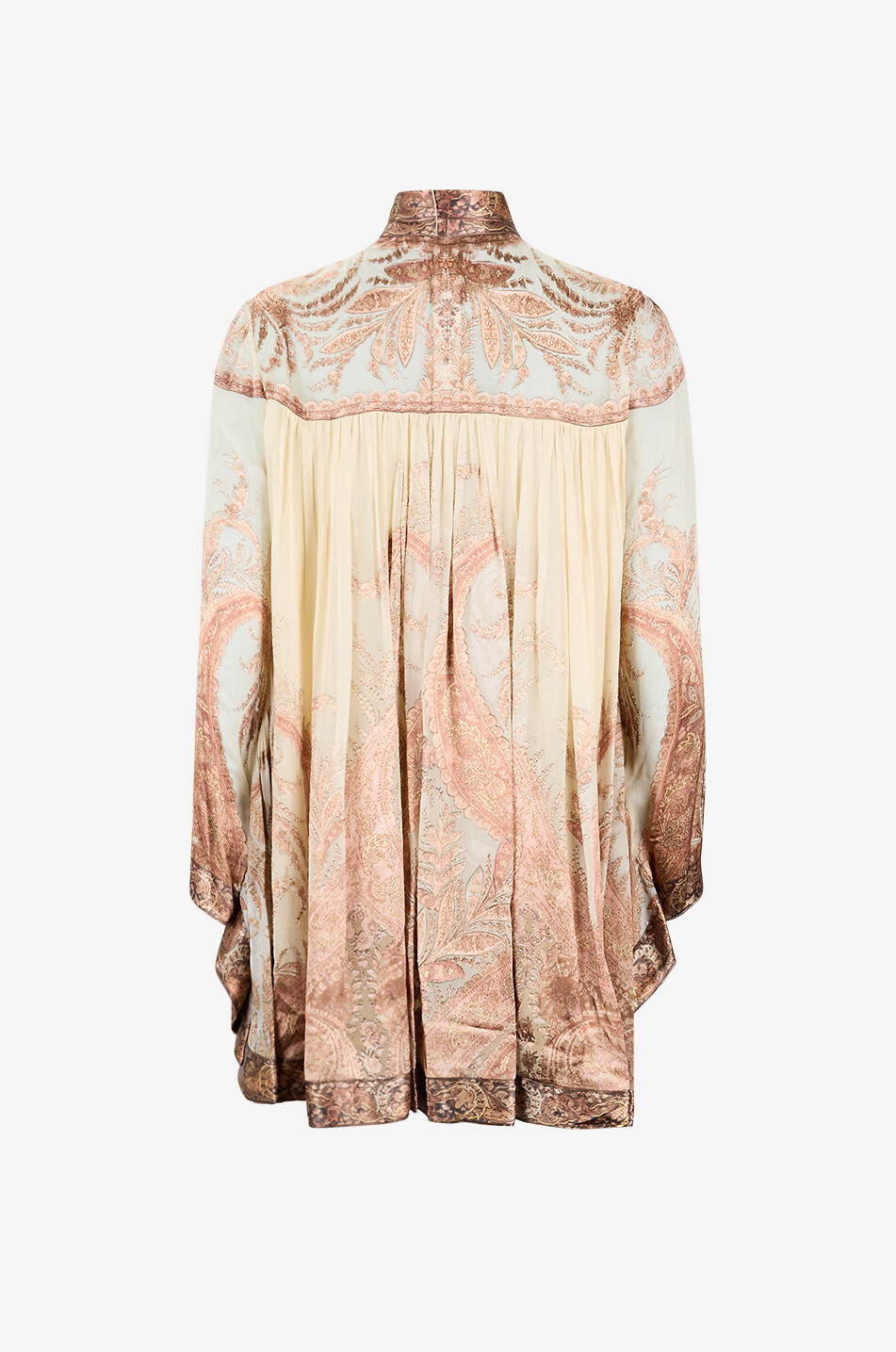 ZIMMERMANN Hypnotic crepe pussy-bow short dress Women BEIGE 2